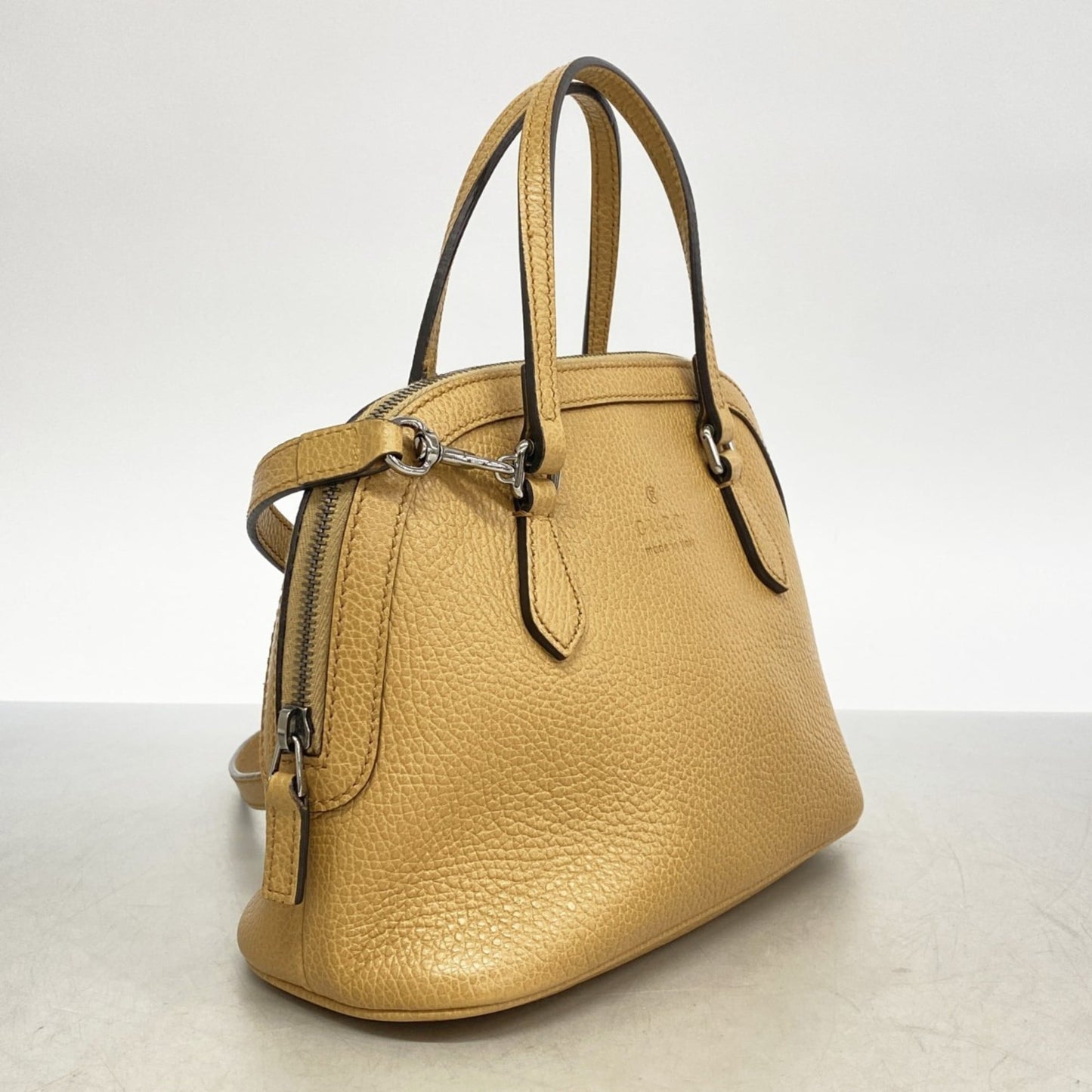 Gucci Brown Leather Handbag ( )