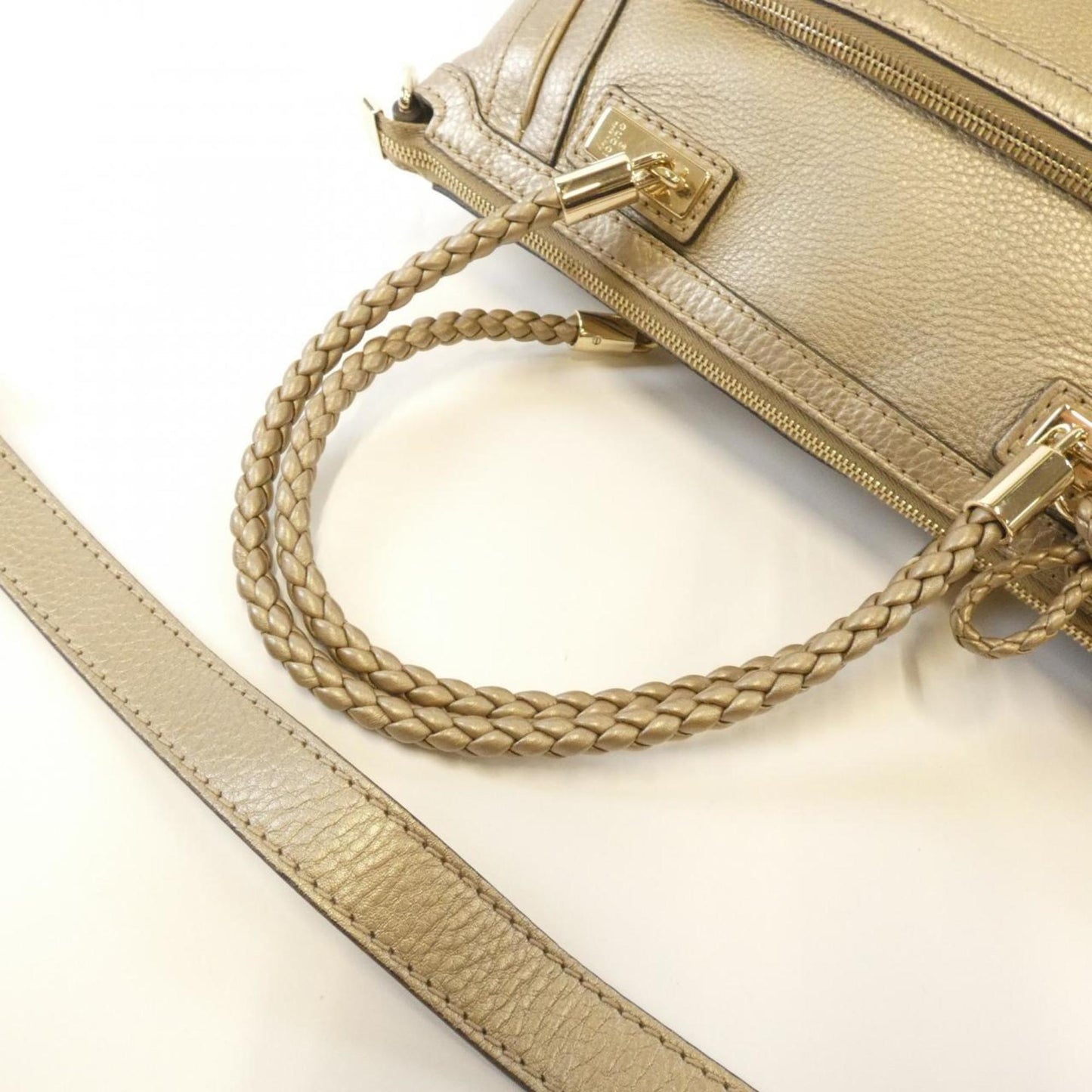 Gucci Gold Leather Shoulder Bag ( )