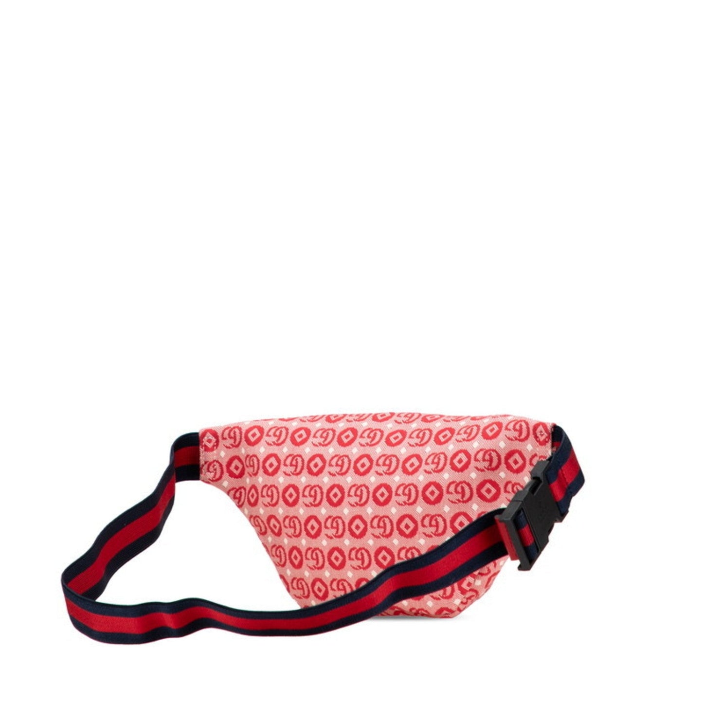 Gucci Red Color Canvas Fanny Pack ( )