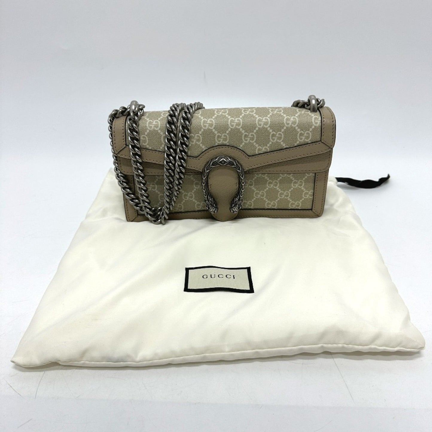 Gucci Beige Gg Supreme Shoulder Bag ( )