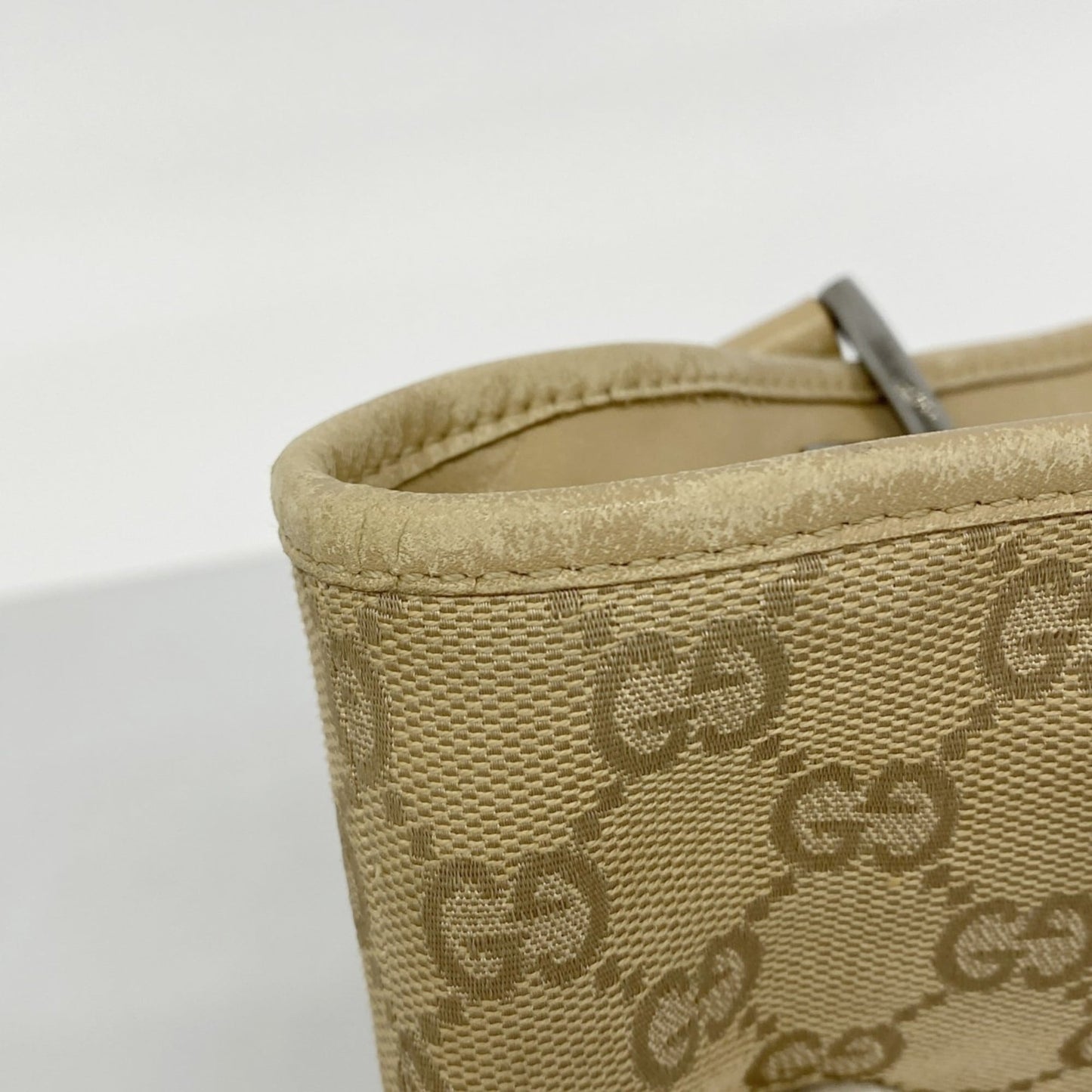 Gucci Beige Canvas Tote Bag ( )