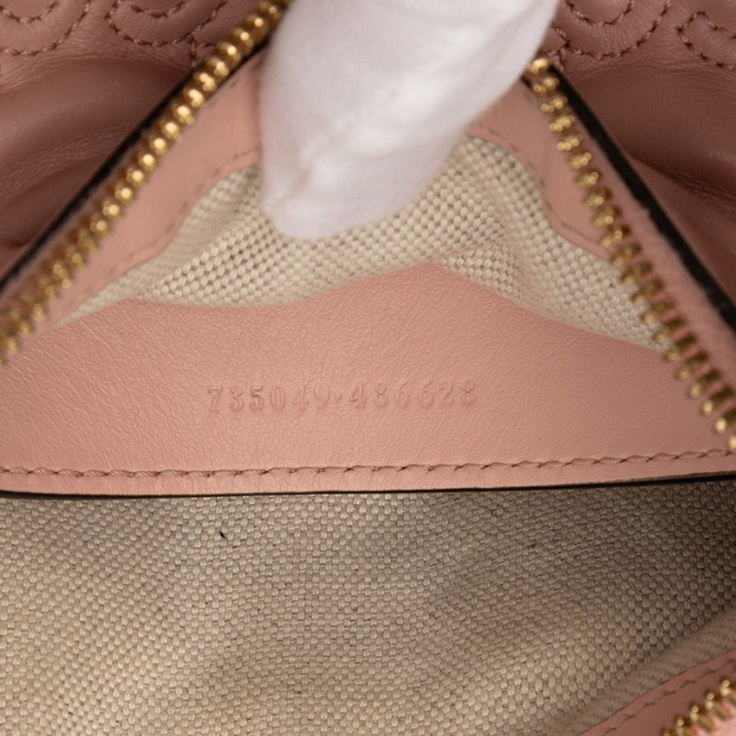 Gucci Pink Leather Handbag Shoulder Bag ( )