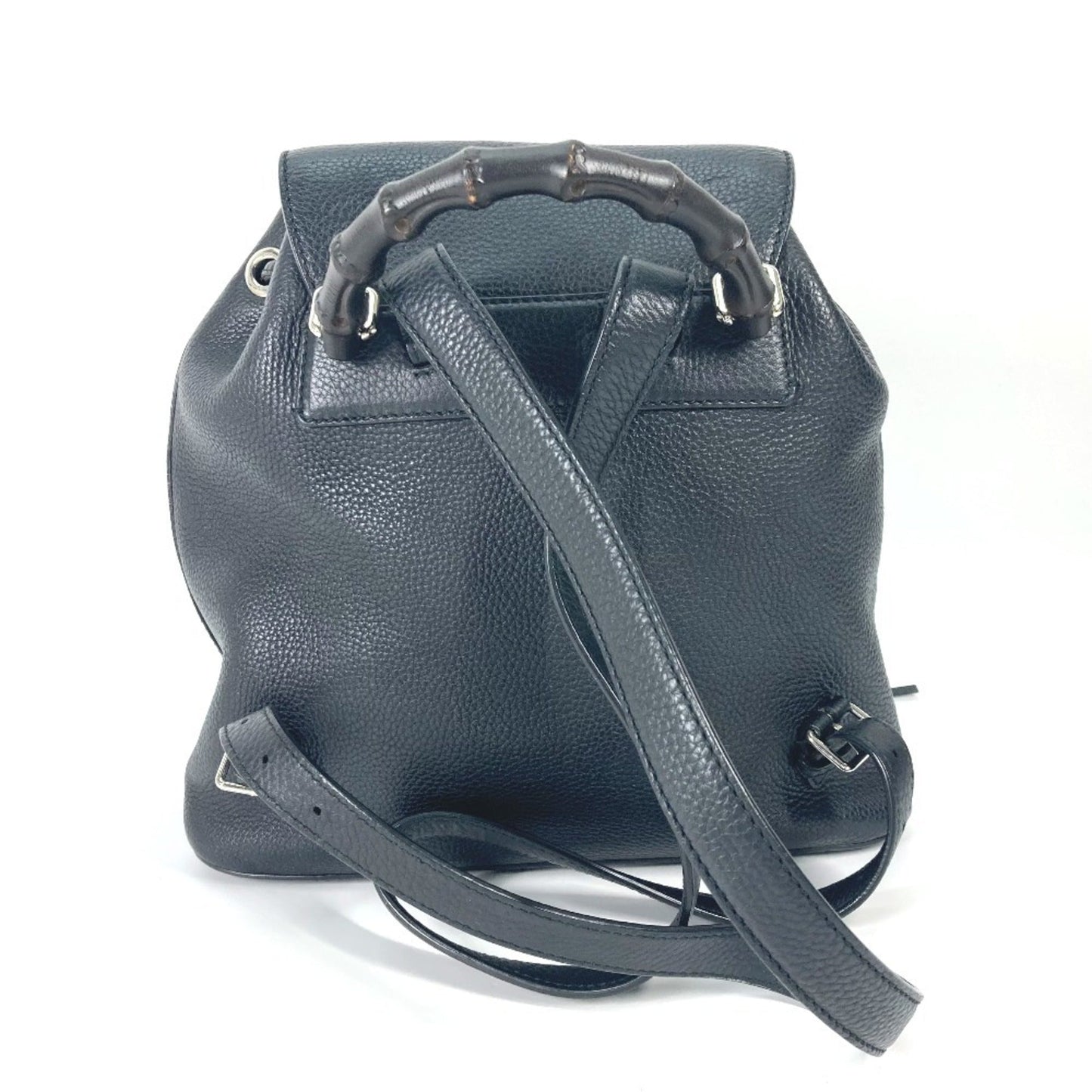 Gucci Black Leather Backpack ( )