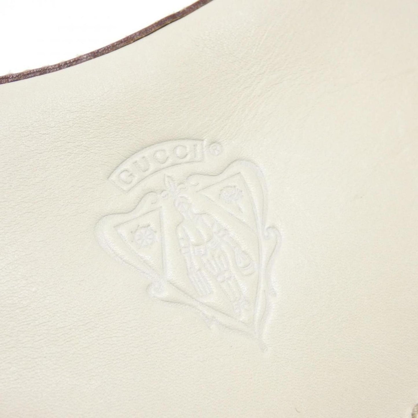 Gucci Ivory Leather Shoulder Bag ( )