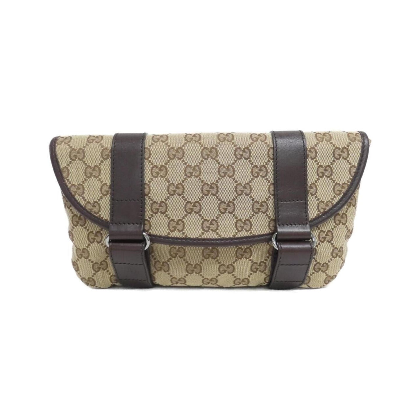 Gucci Beige Brown Gg Canvas Fanny Pack ( )