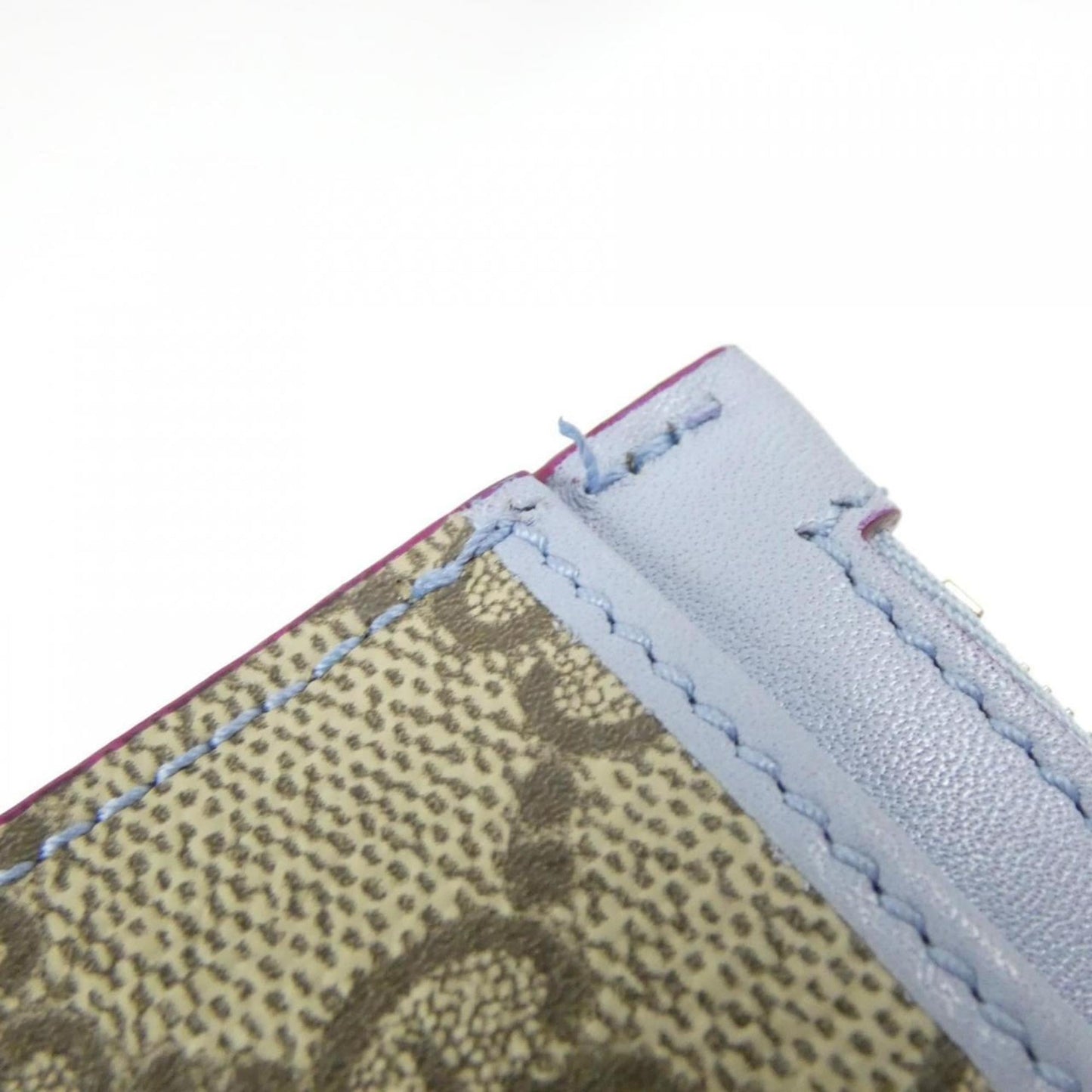 Gucci Light Blue Gg Supreme Canvas Leather Coin Purse/Coin Case ( )