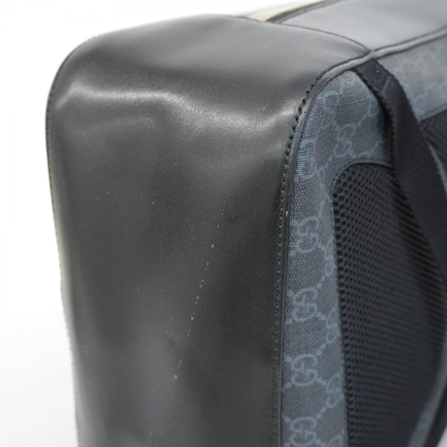 Gucci Black Gray Pvc Backpack ( )