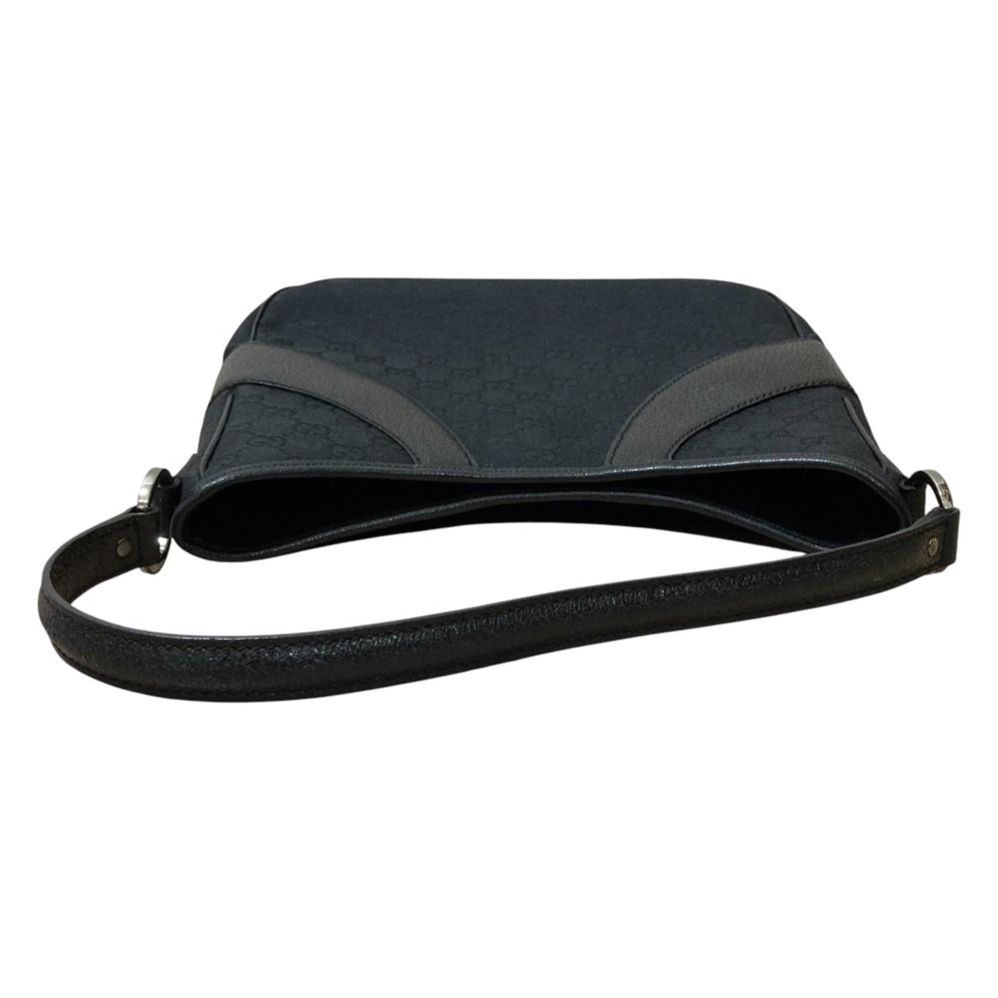 Gucci Black Gg Canvas Handbag ( )