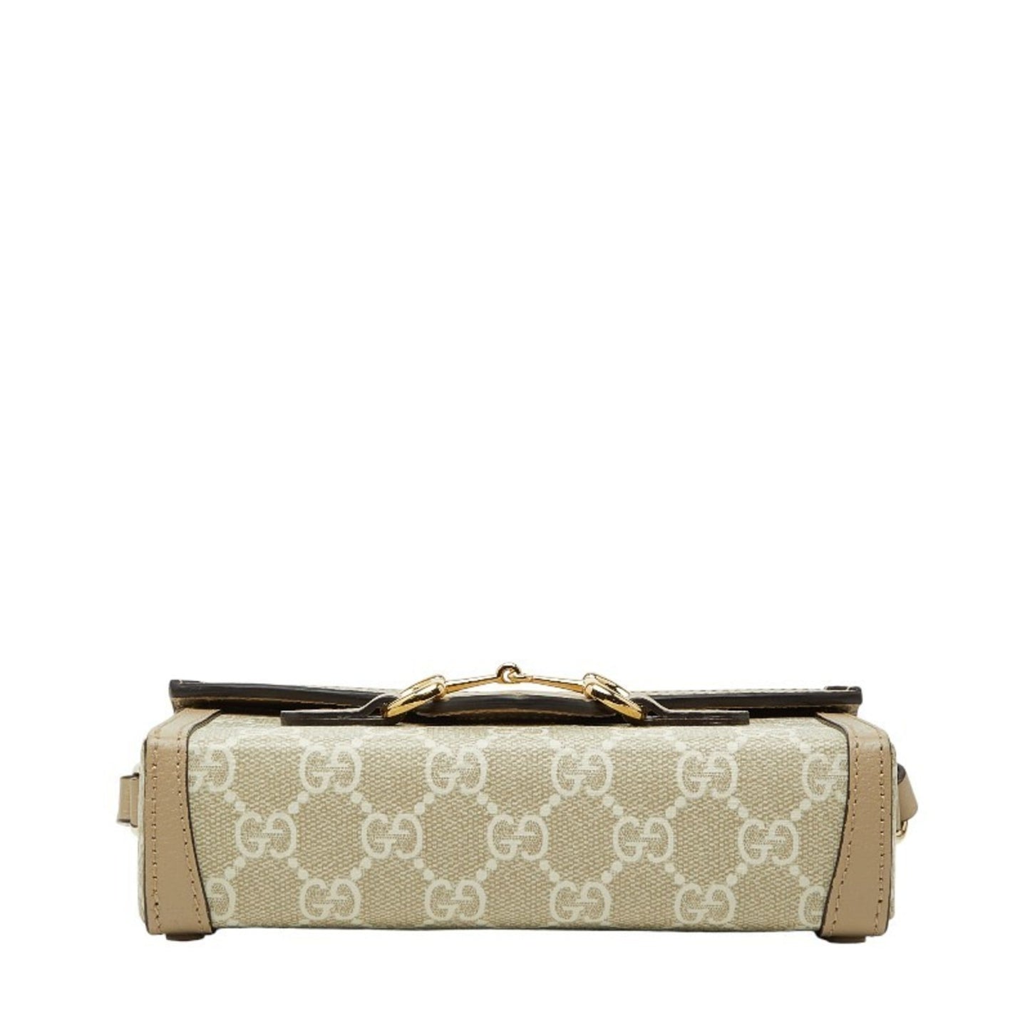 Gucci Beige White Pvc Leather Shoulder Bag ( )