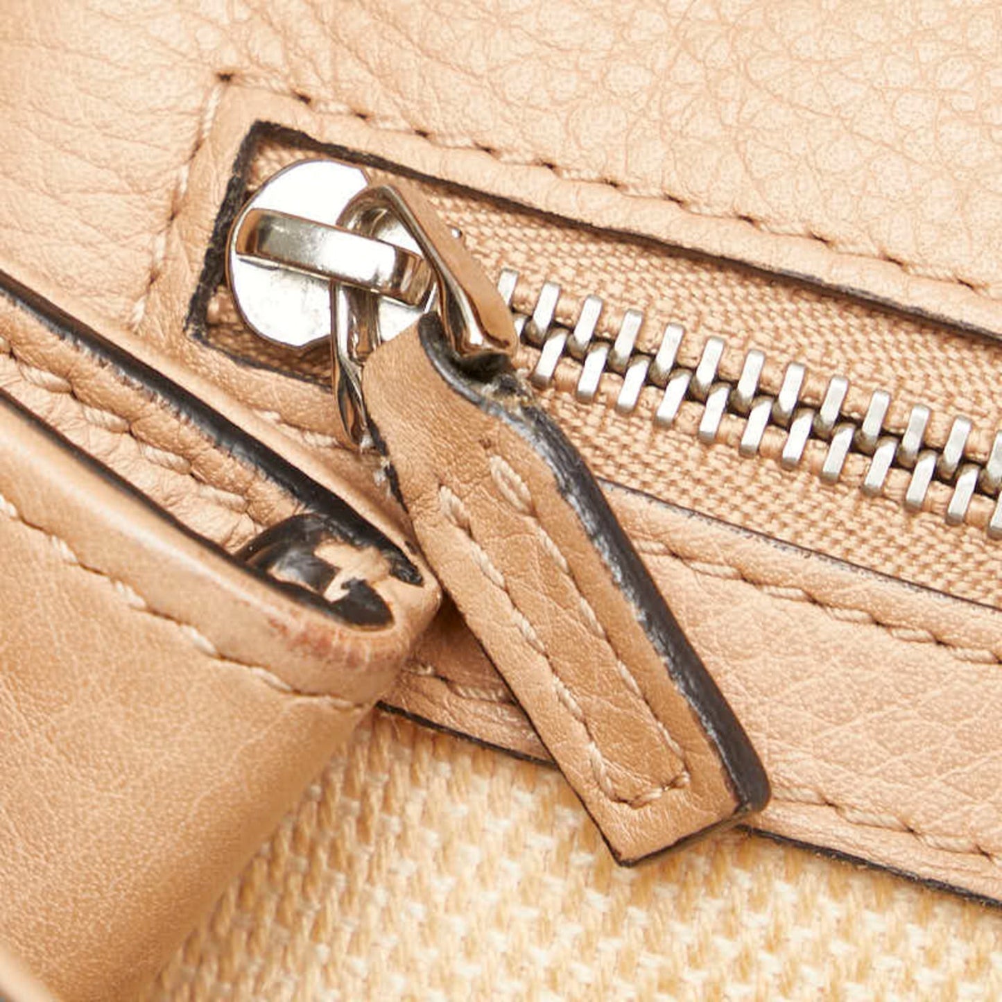 Gucci Brown Leather Shoulder Bag Tote Bag ( )