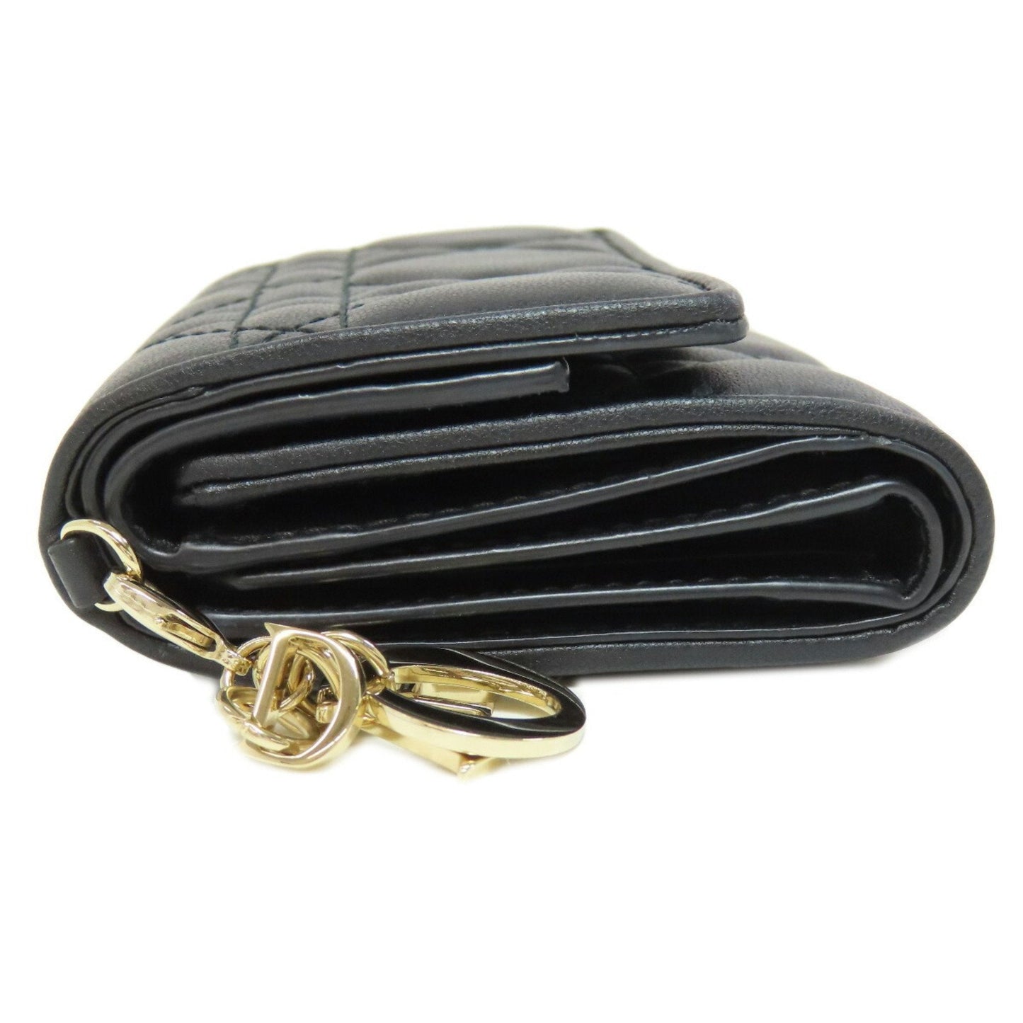 Christian Dior Black Leather Wallet (Bi-Fold) ()