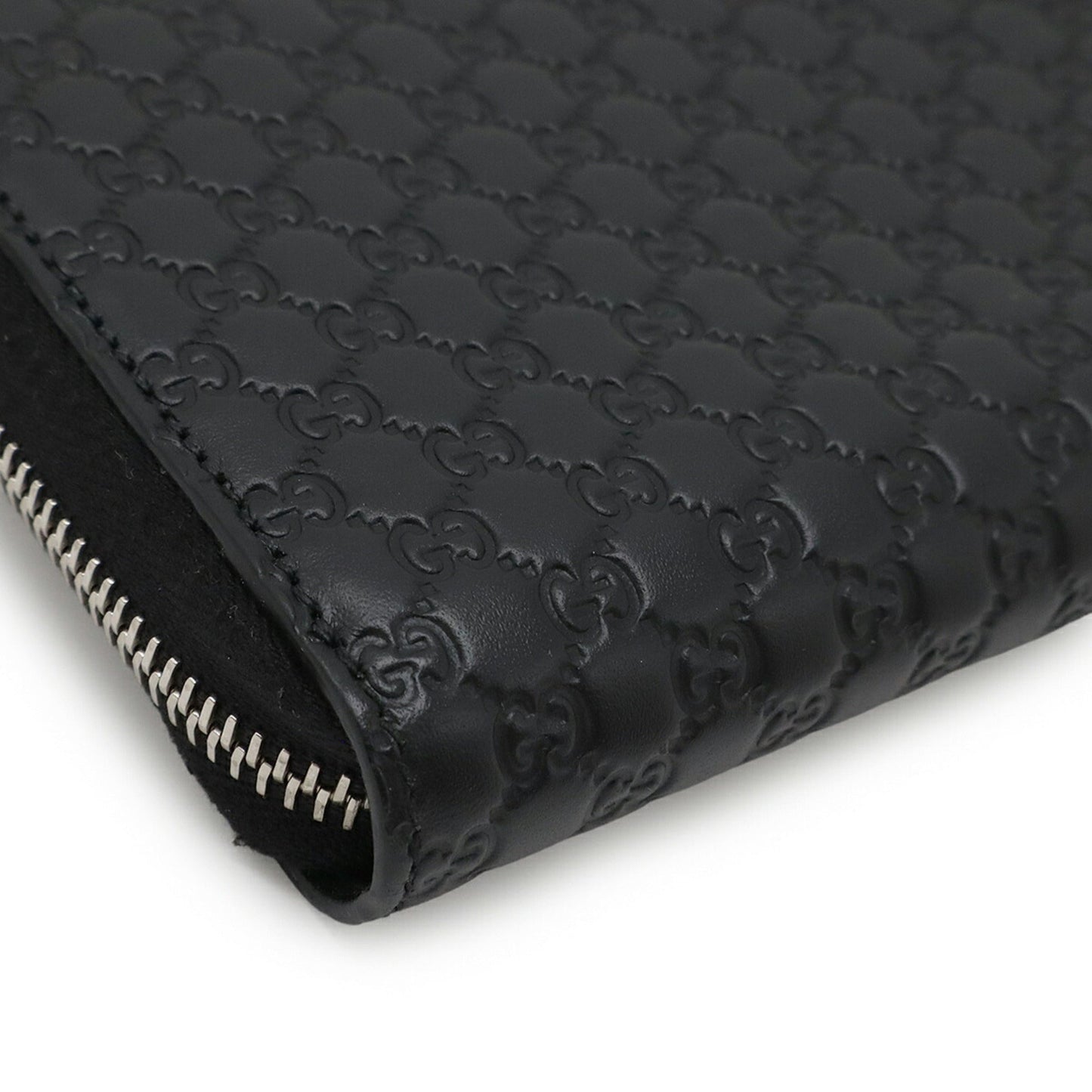 Gucci Black Leather Long Wallet (Bi-Fold) ( )