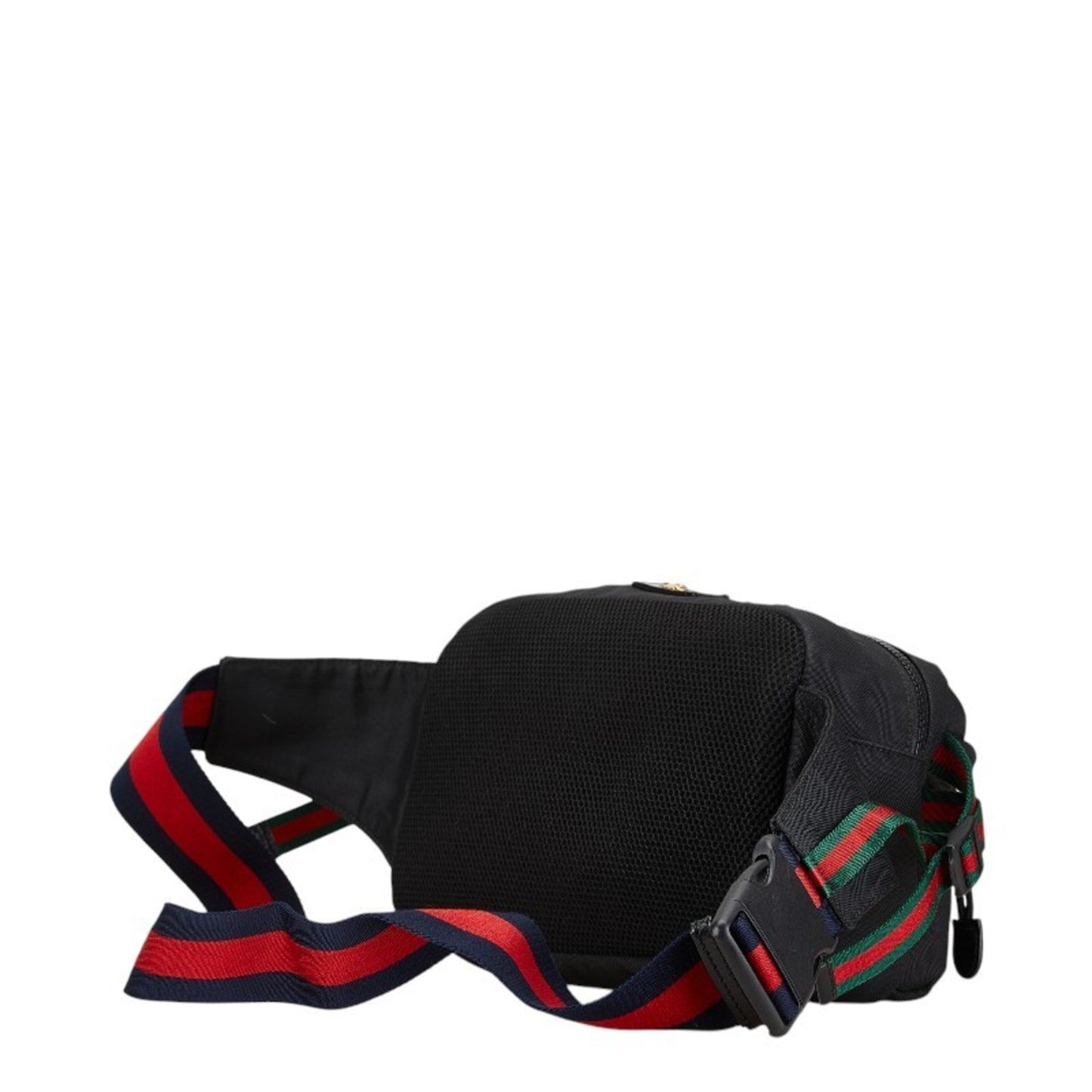 Gucci Black Multi-Color Canvas Sling Bag
