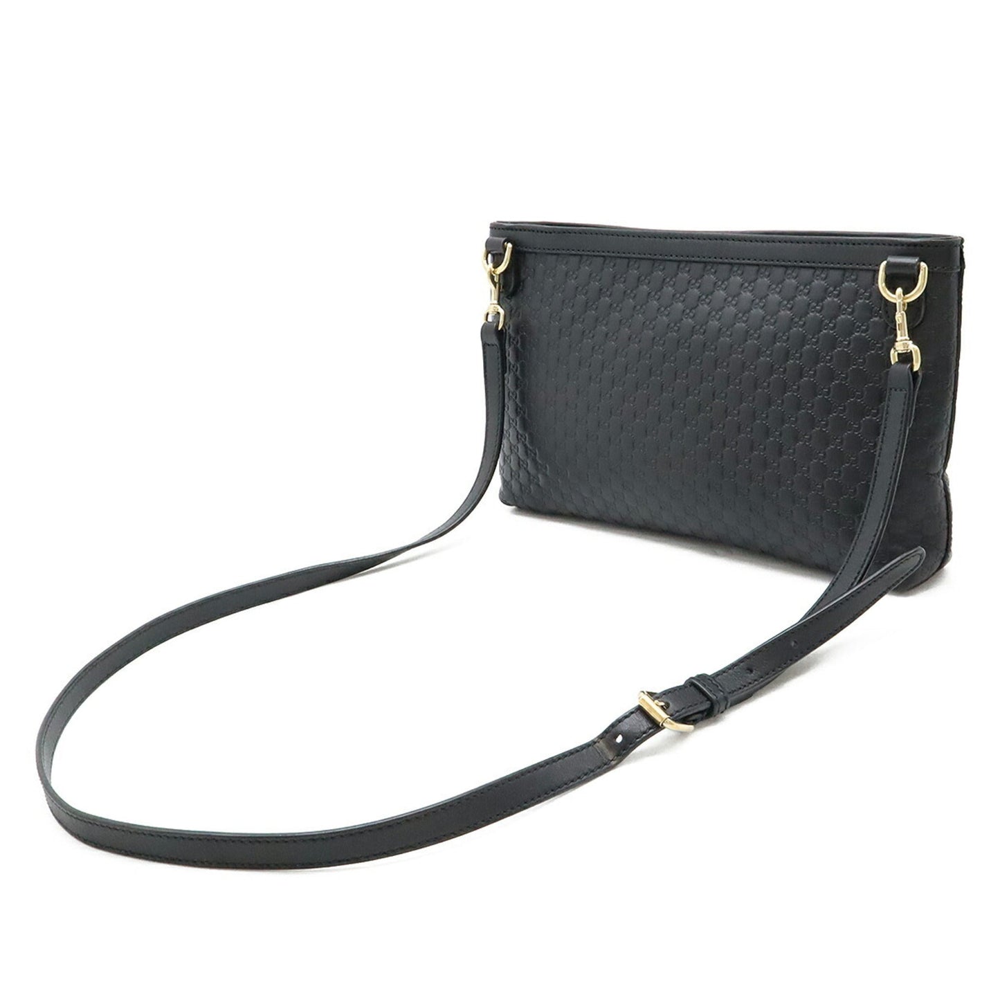Gucci Black Leather Shoulder Bag ( )