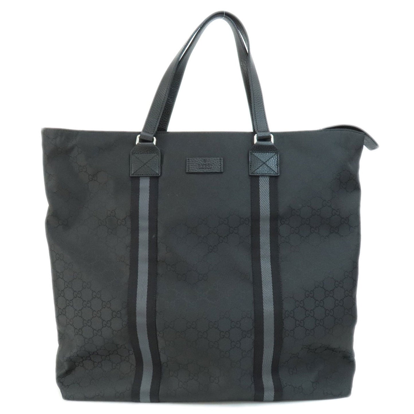Gucci Black Nylon Tote Bag