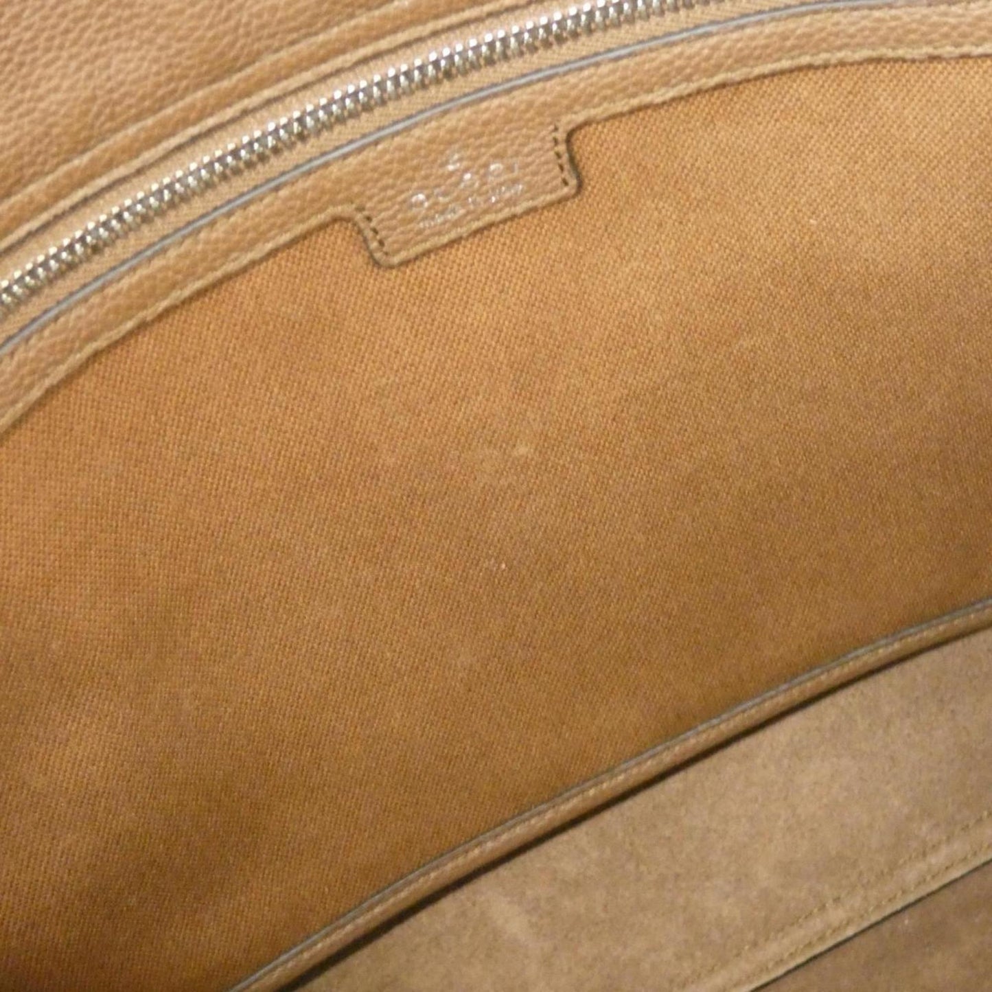 Gucci Light Brown Leather Handbag ( )