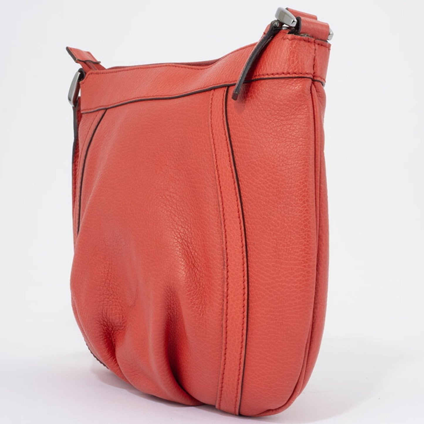 Gucci Abbey Red Color Leather Shoulder Bag ( )