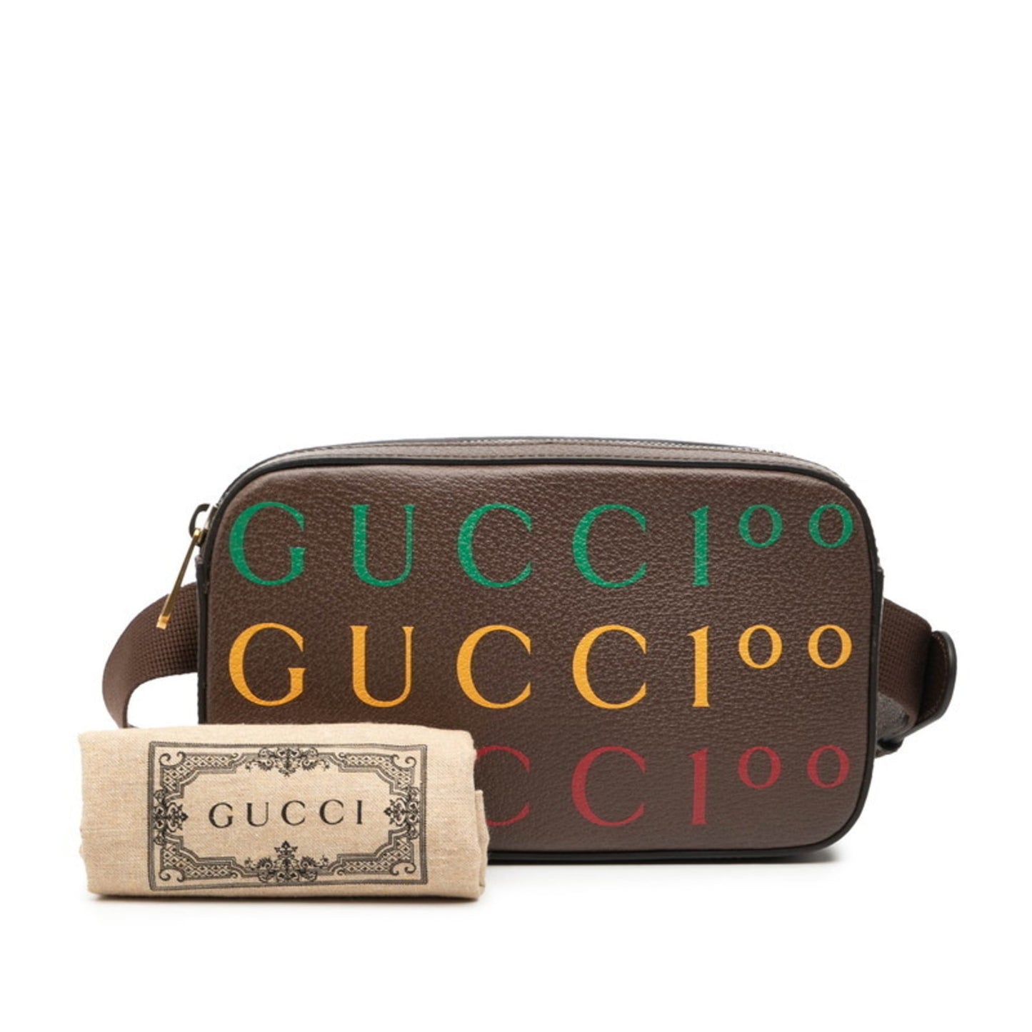 Gucci Brown Leather Fanny Pack ( )