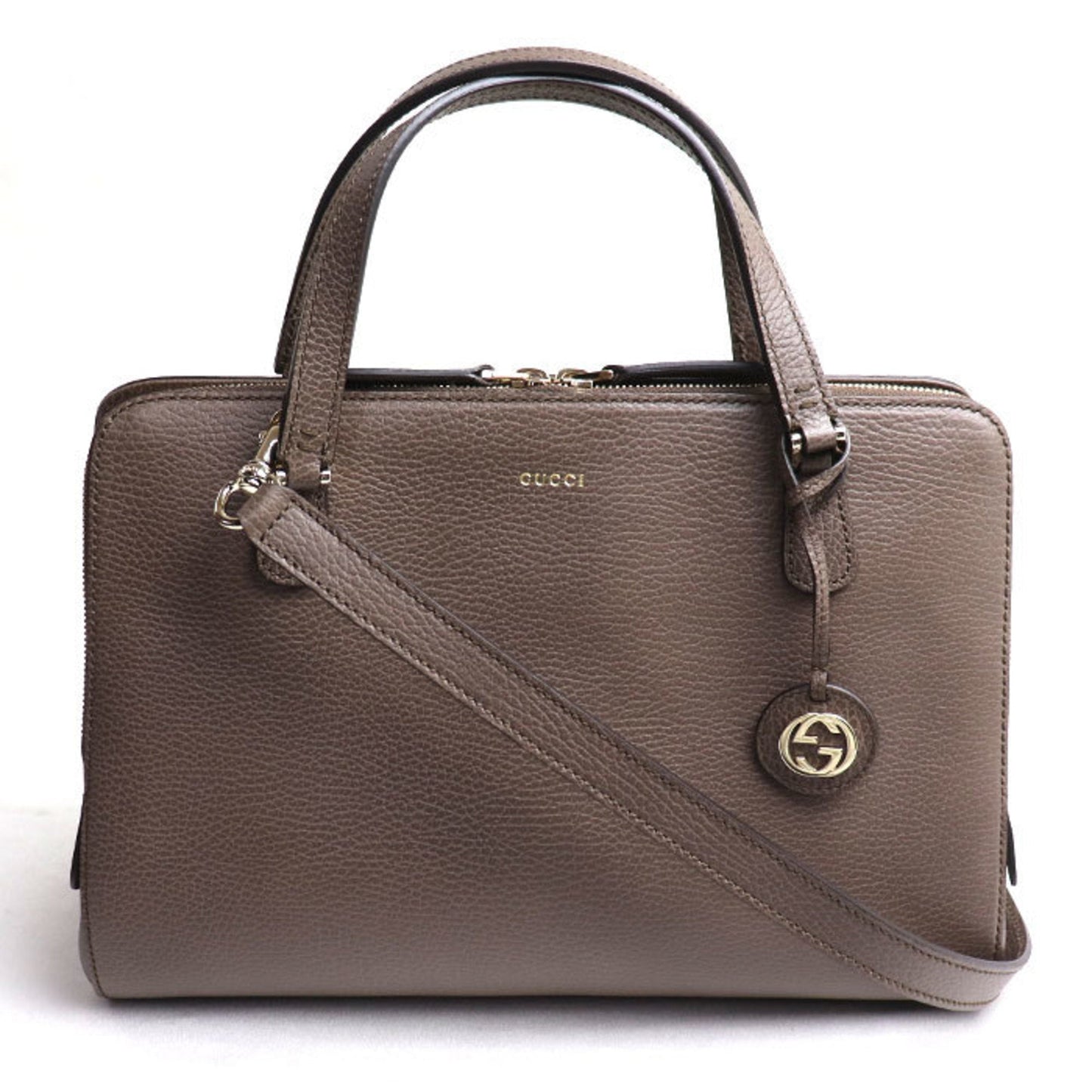 Gucci Dark Brown Leather Shoulder Bag