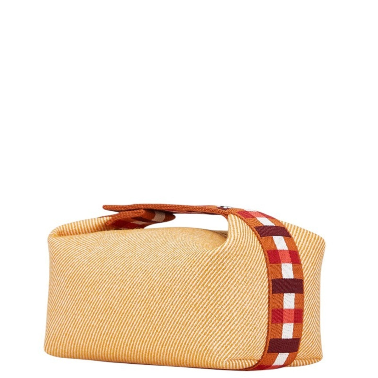 Hermes Orange Wool Cotton Handbag Pouch ( )
