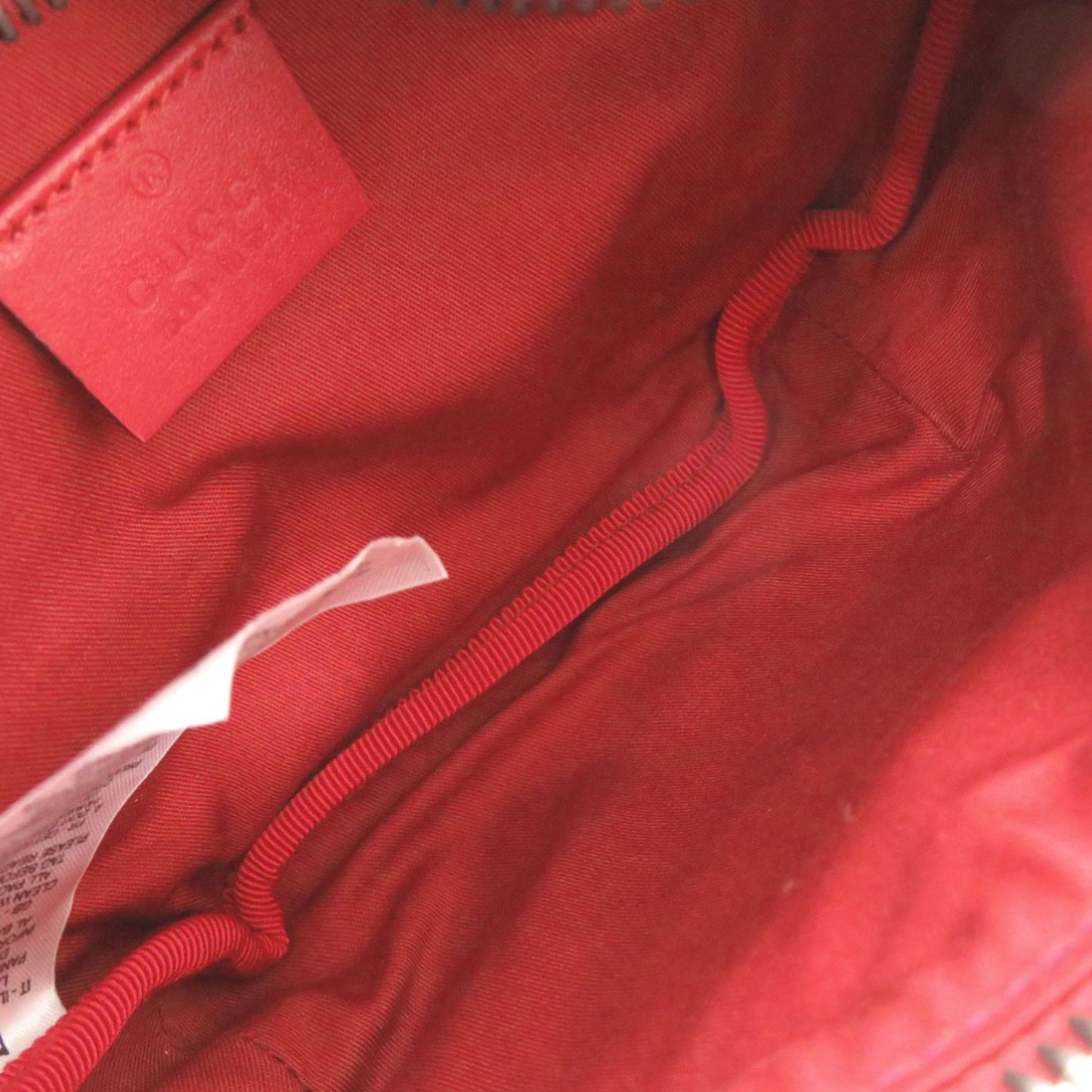 Gucci Red Color Canvas Leather Fanny Pack Sling Bag ( )