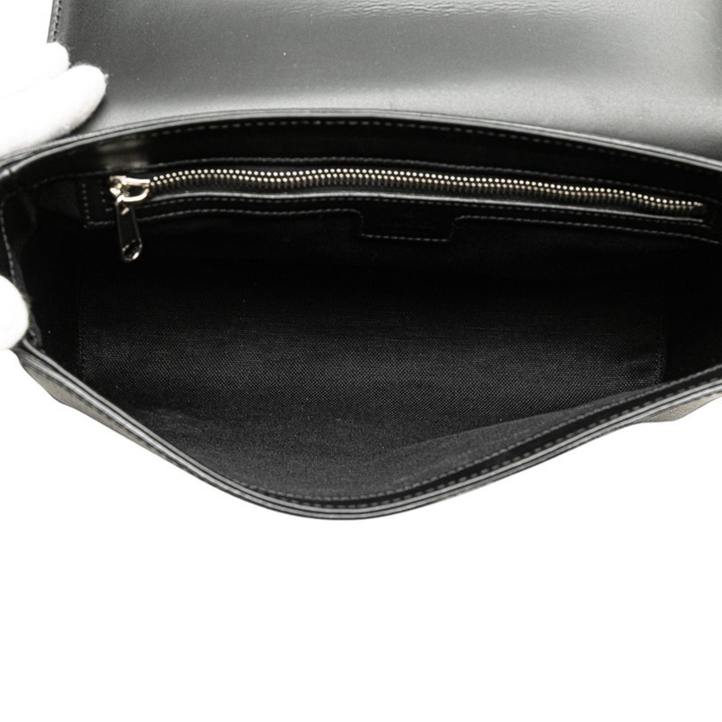 Gucci Black Pvc Leather Shoulder Bag ( )