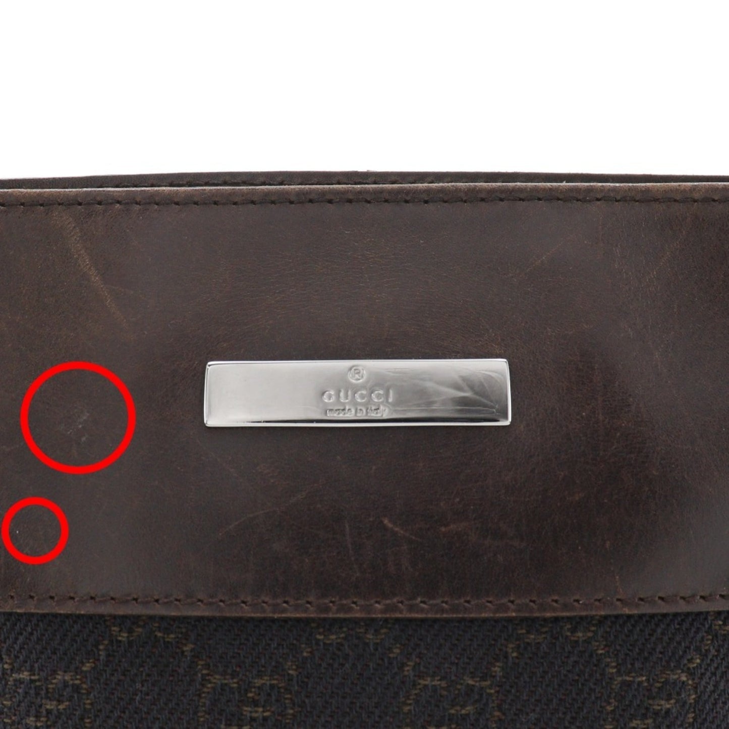Gucci Brown Gg Canvas Shoulder Bag ( )