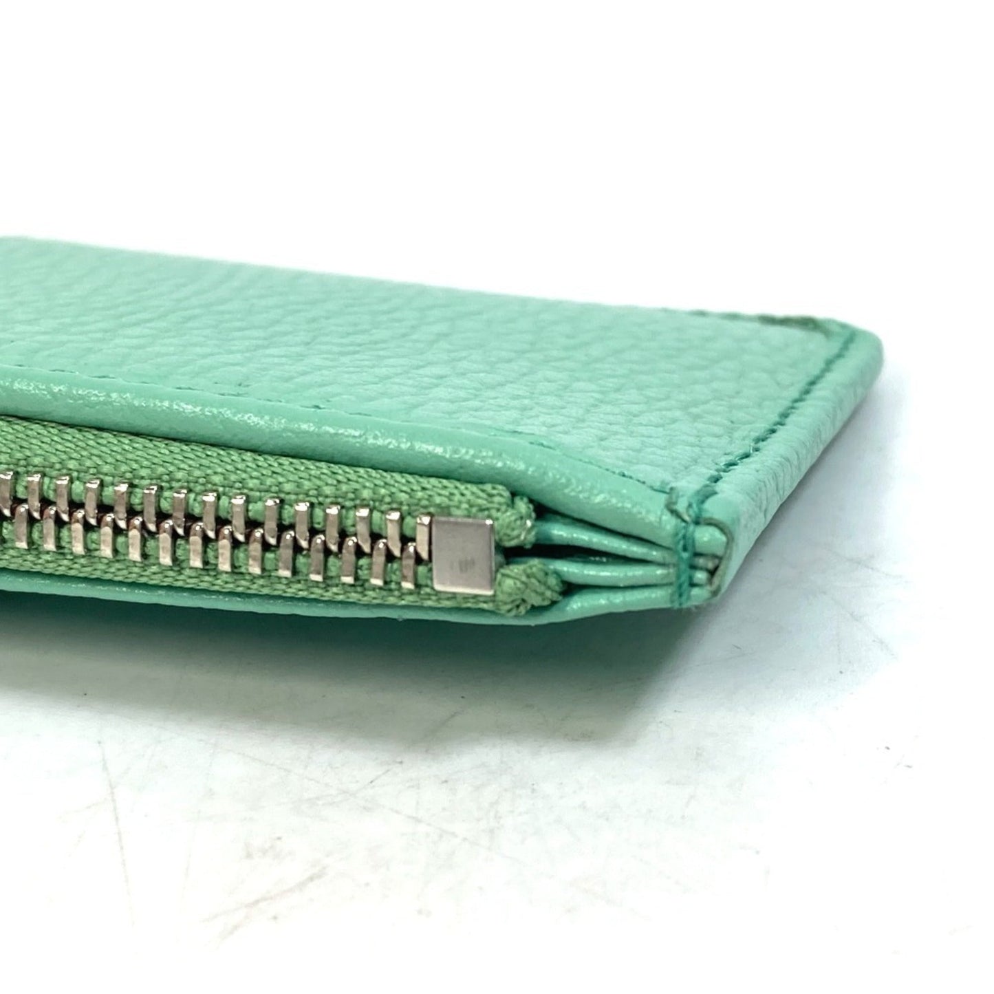 Gucci Green Leather Coin Purse/Coin Case ( )