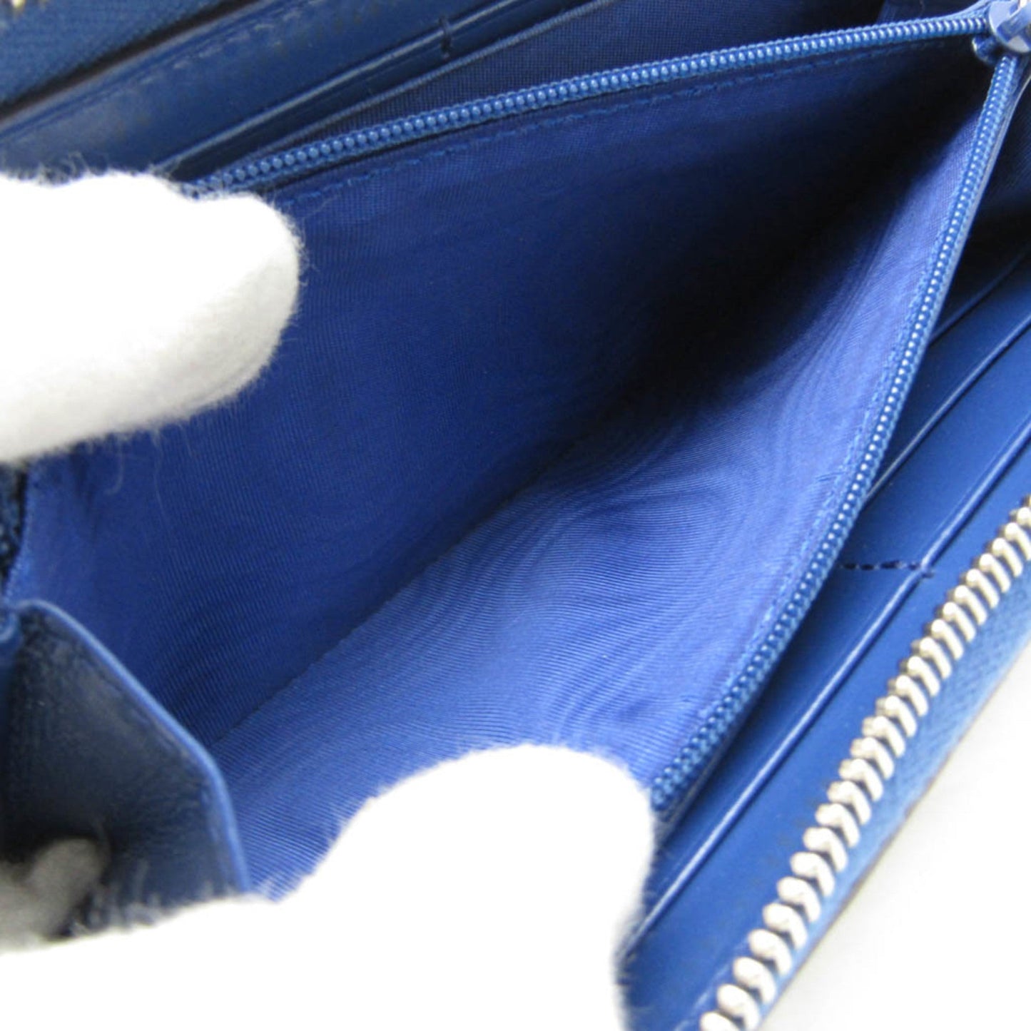 Gucci Navy Leather Long Wallet (Bi-Fold) ( )