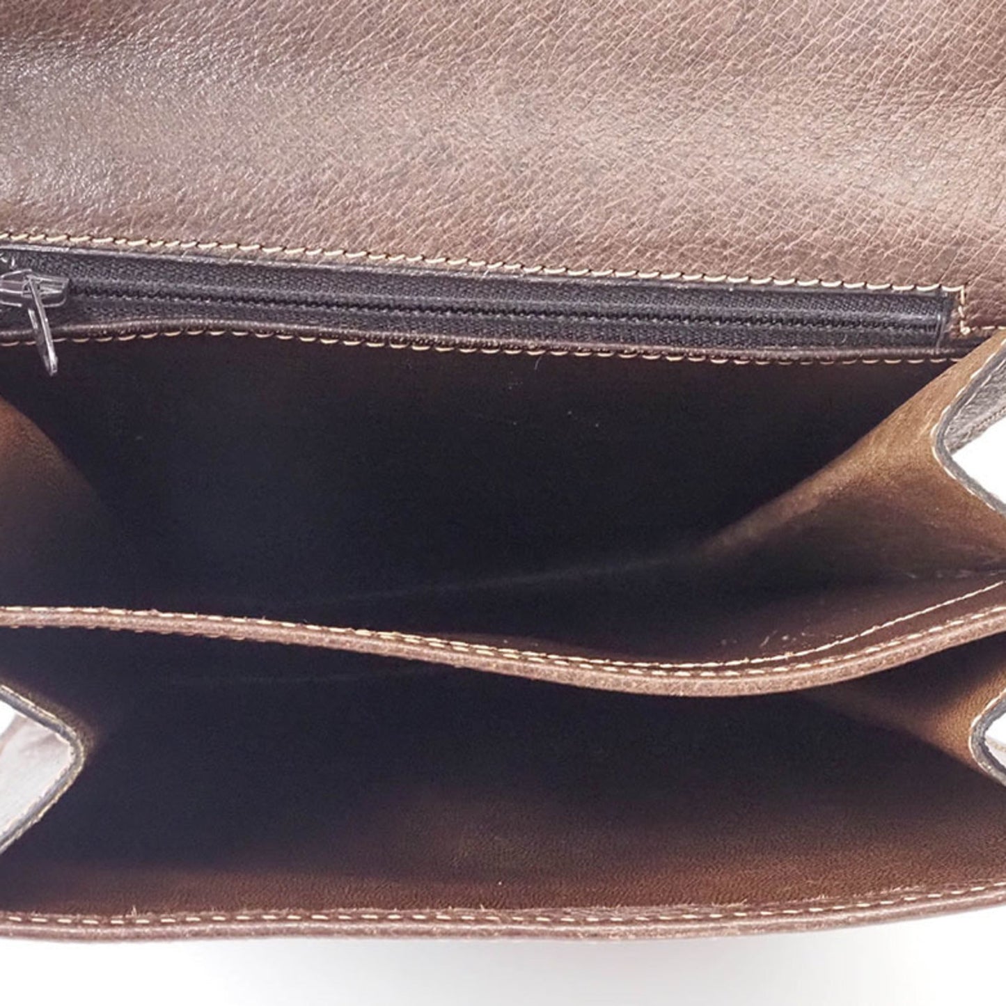 Gucci Brown Leather Shoulder Bag ( )