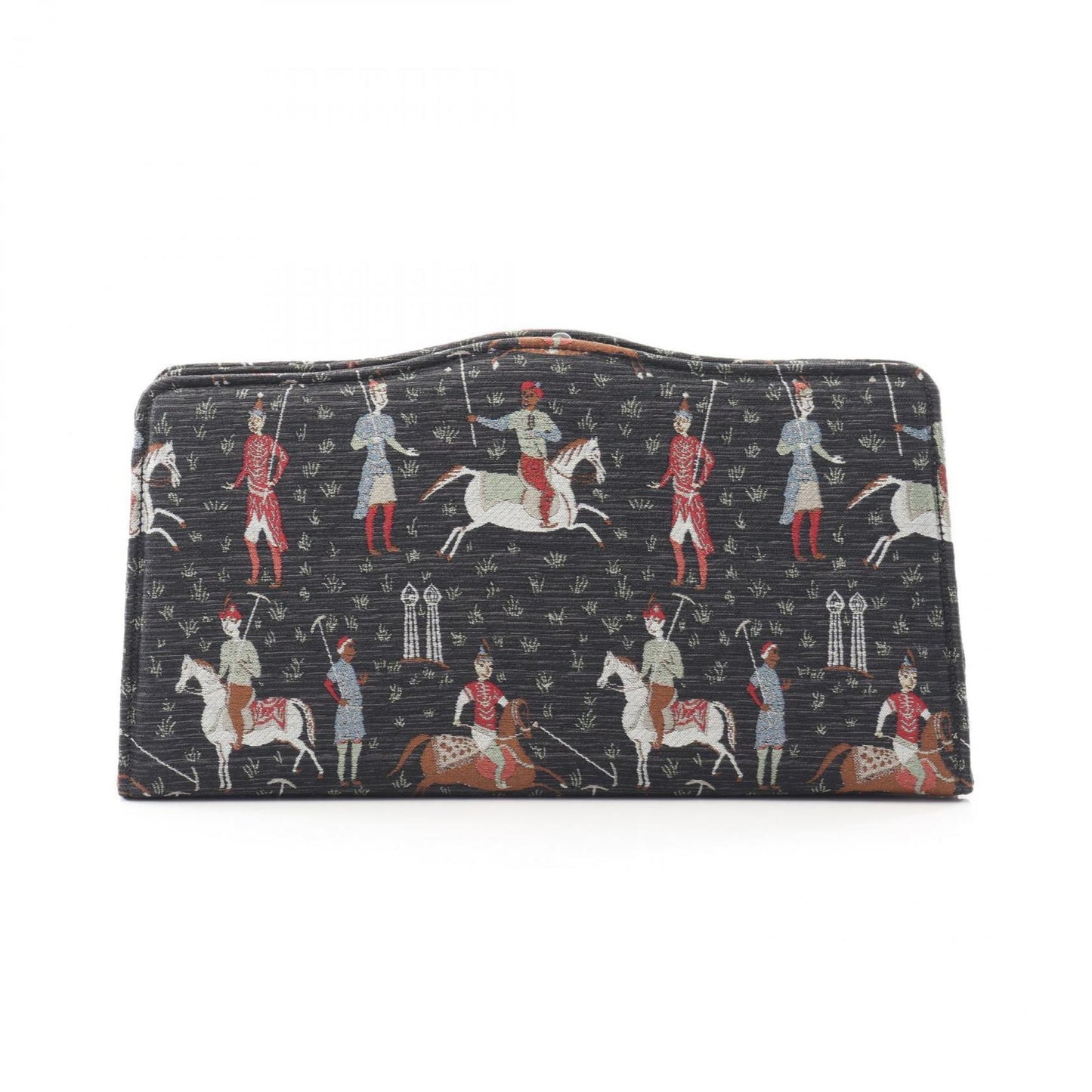 Gucci Black Multi-Color Canvas Clutch Bag ( )