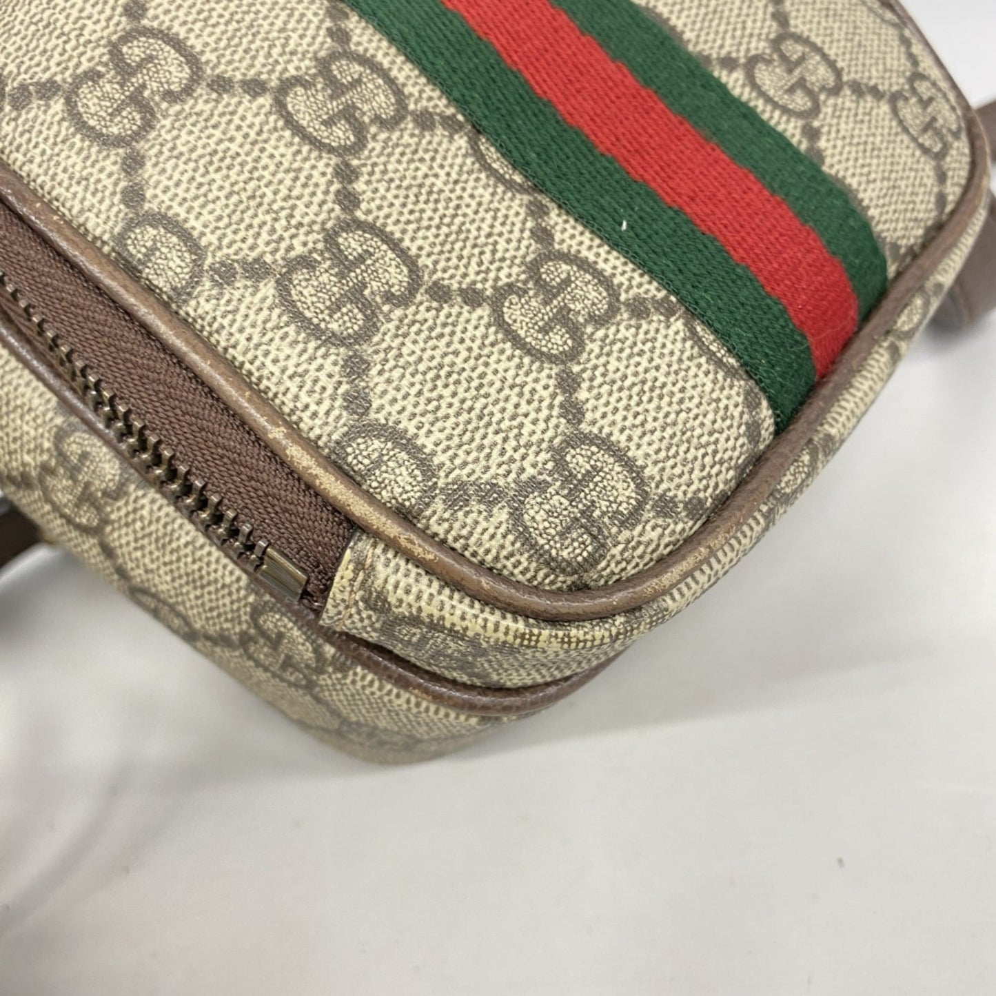 Gucci Brown Pvc Shoulder Bag ( )