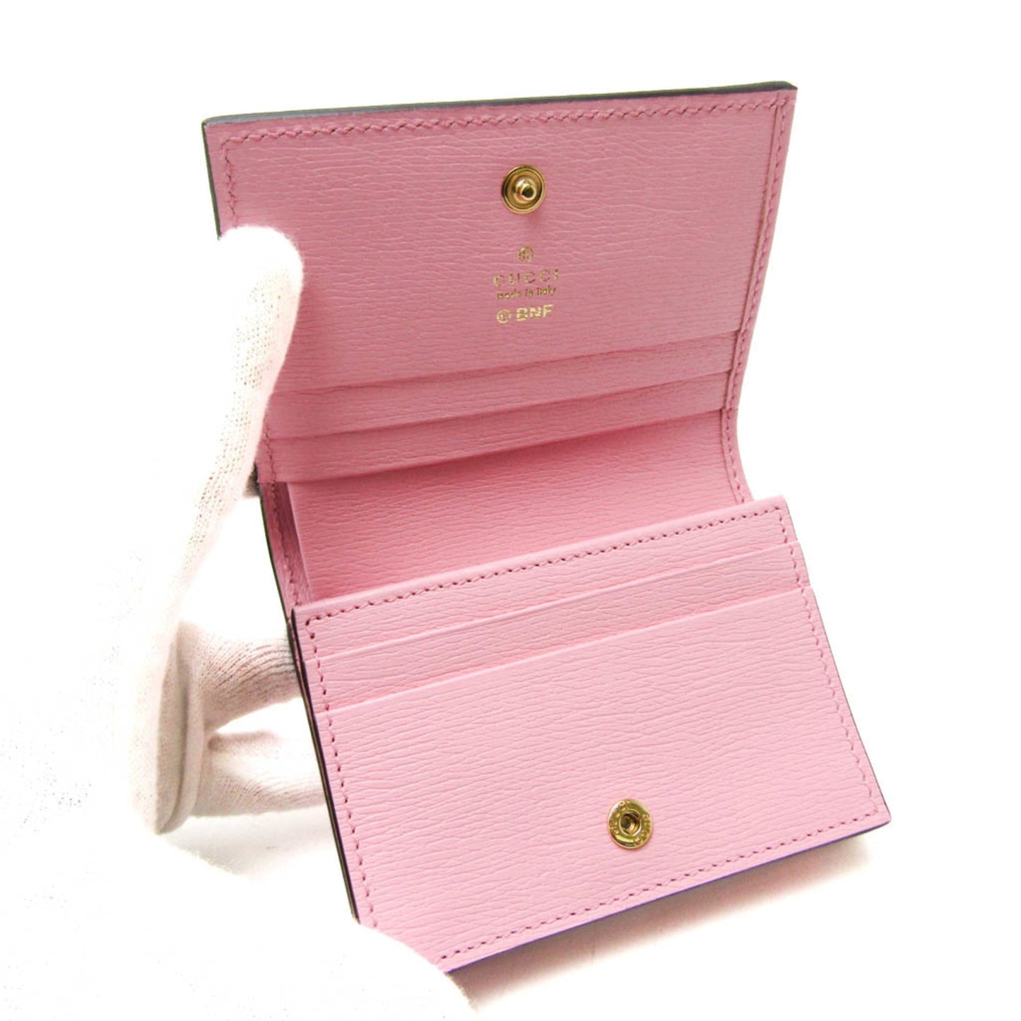 Gucci Multi-Color Pink Leather Wallet (Bi-Fold) ( )