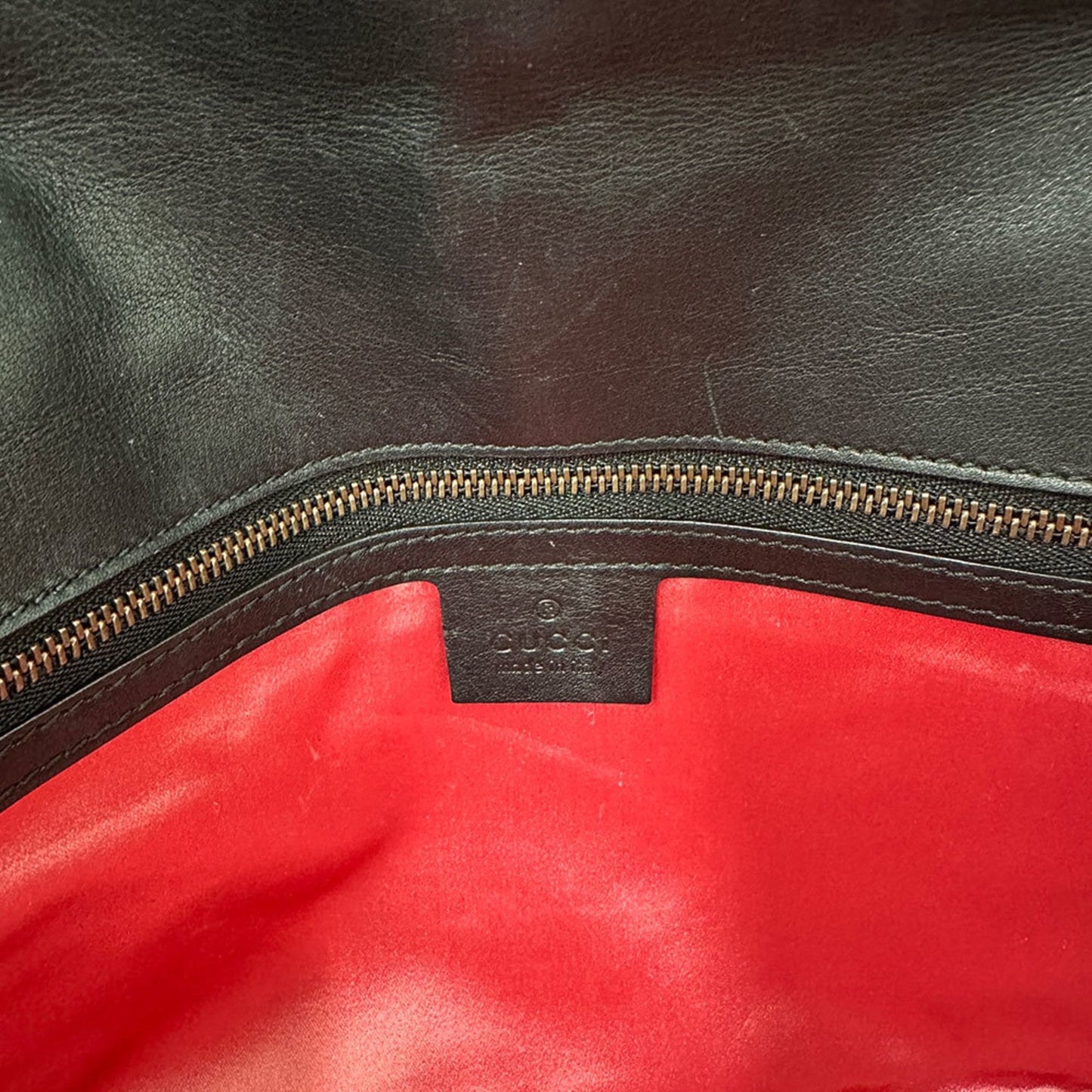 Gucci Black Leather Leather Shoulder Bag ( )