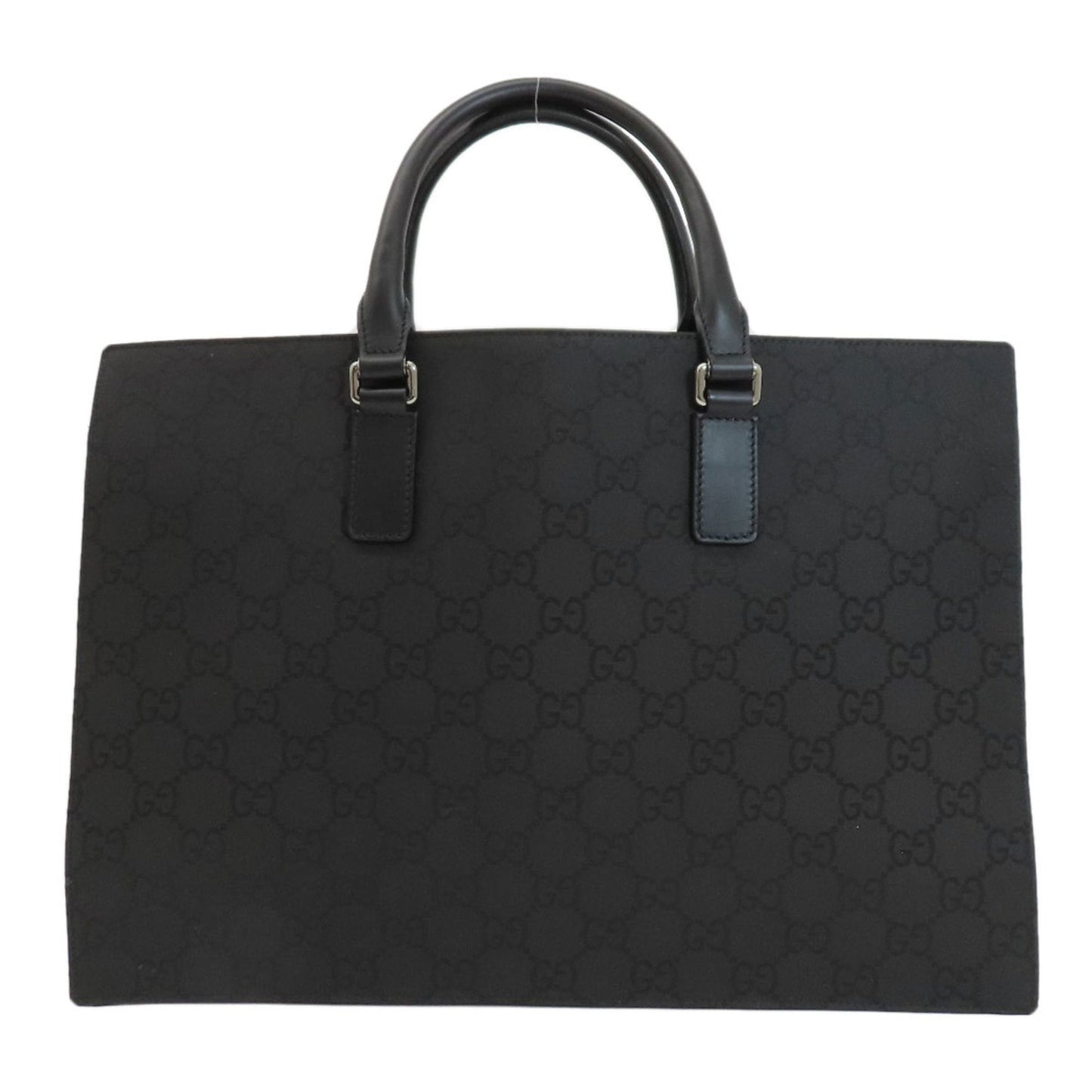 Gucci Black Nylon Canvas Briefcase Handbag ( )