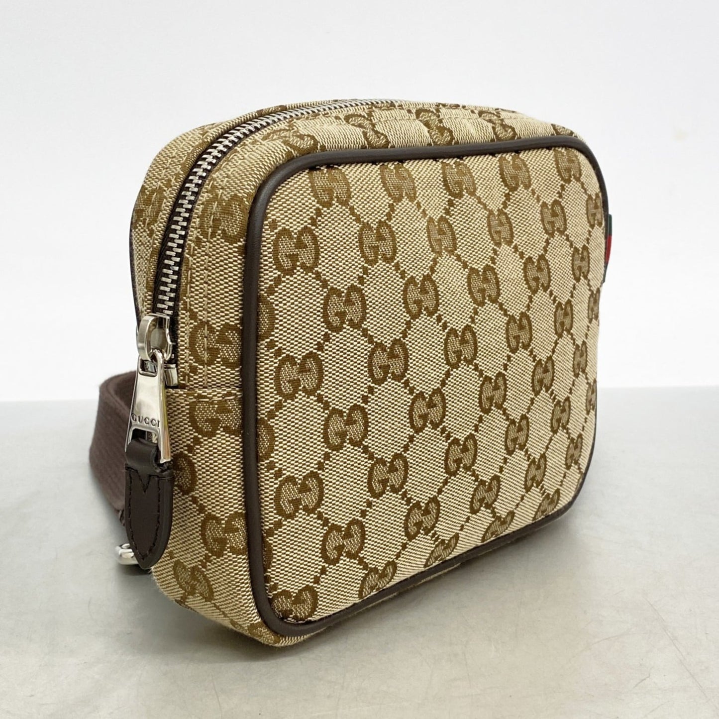 Gucci Beige Canvas Shoulder Bag ( )