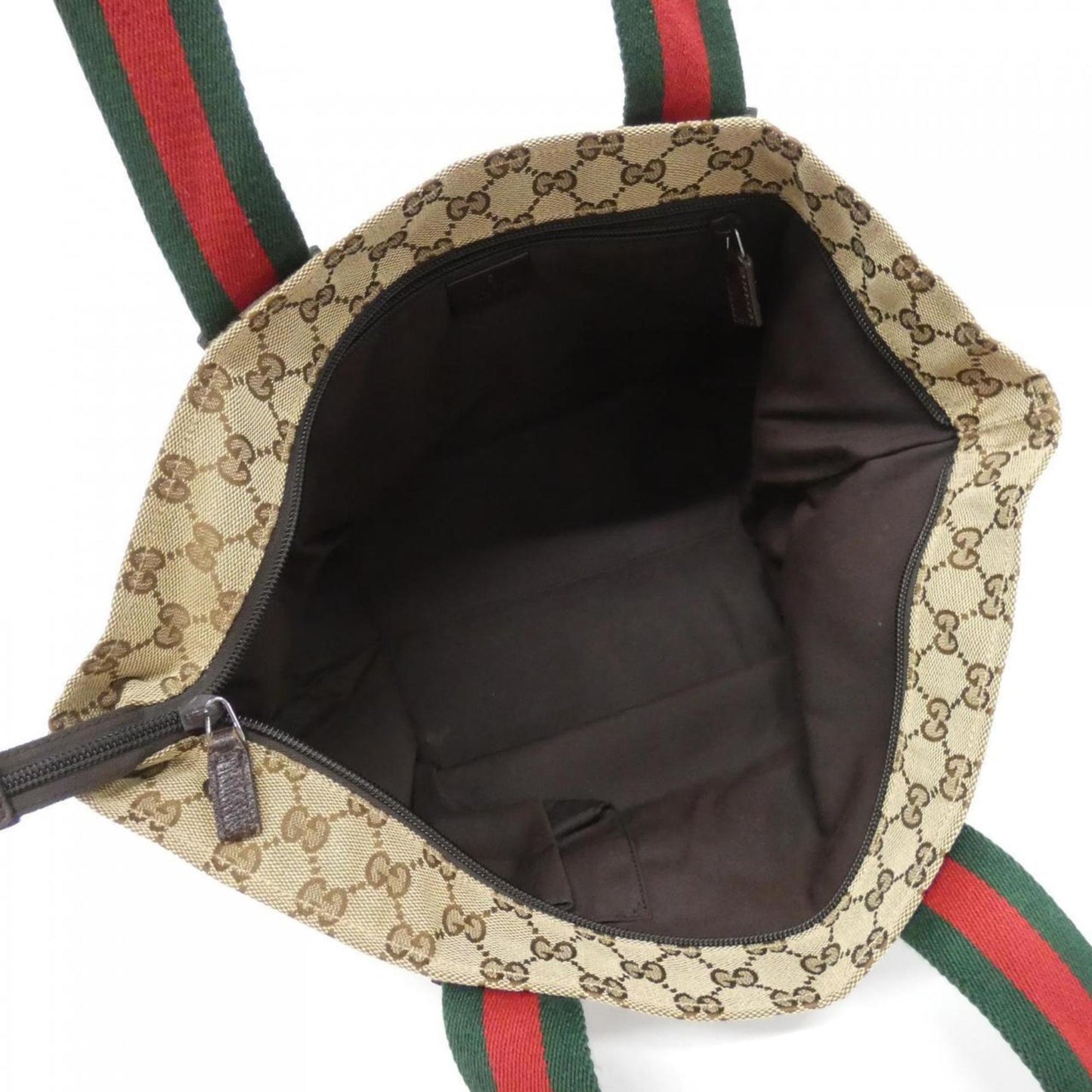 Gucci Beige Brown Gg Canvas Handbag ( )