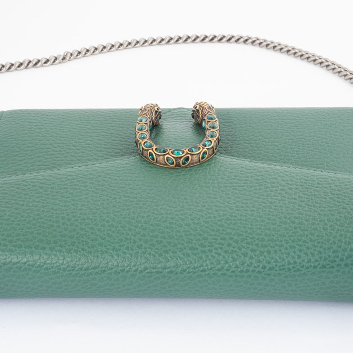 Gucci Green Leather Shoulder Bag ( )