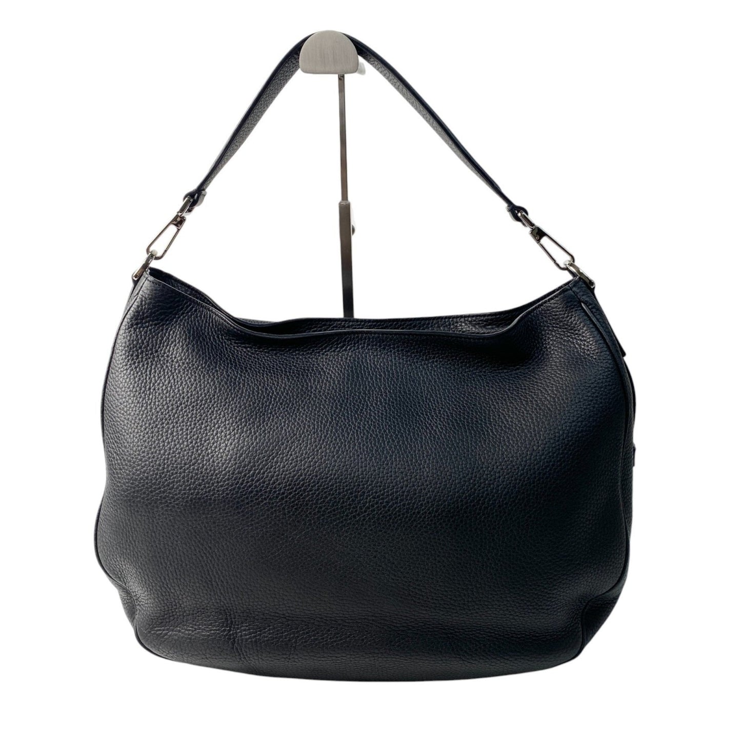 Christian Dior Black Leather Handbag Shoulder Bag ()