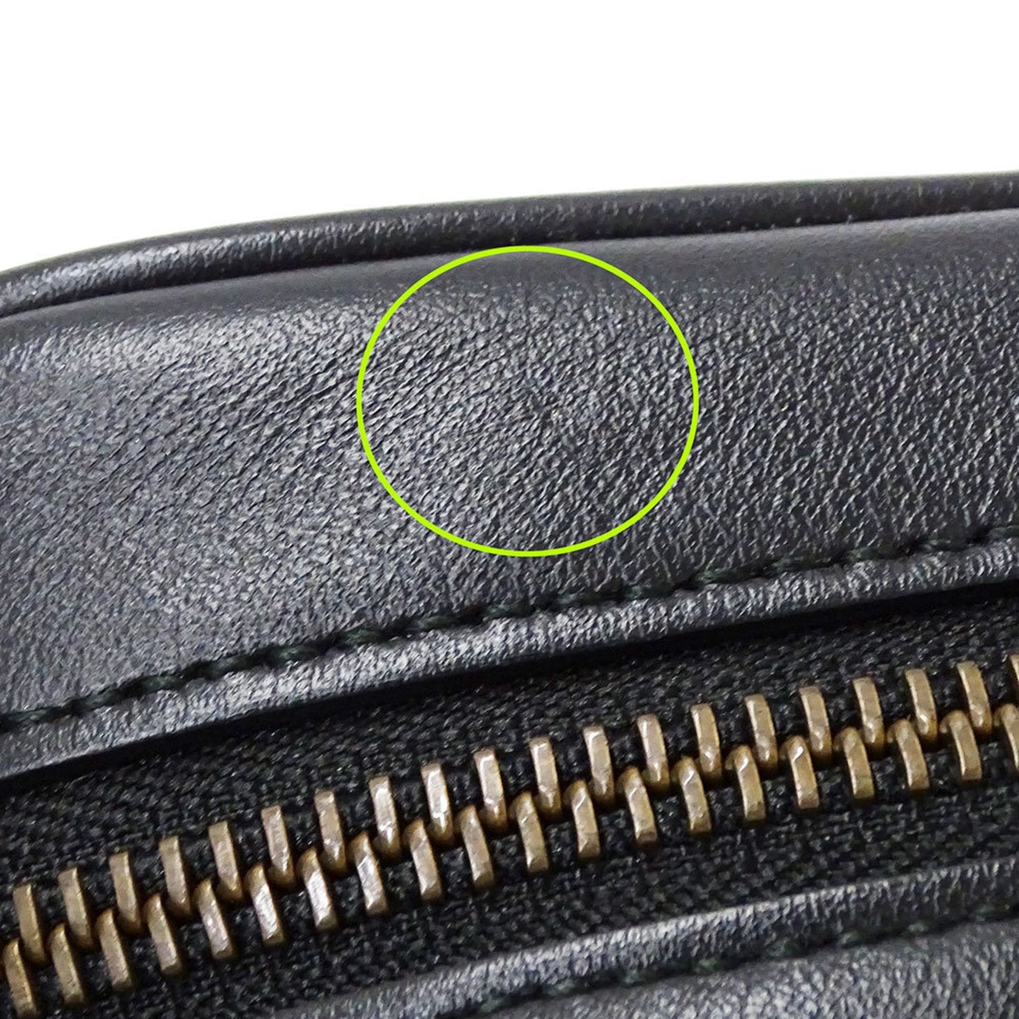 Gucci Black Leather Shoulder Bag ( )