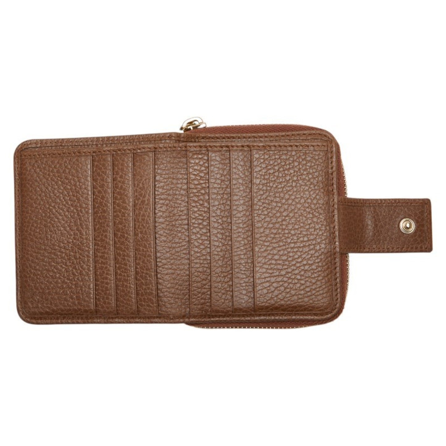 Gucci Beige Brown Canvas Leather Wallet (Bi-Fold) ( )