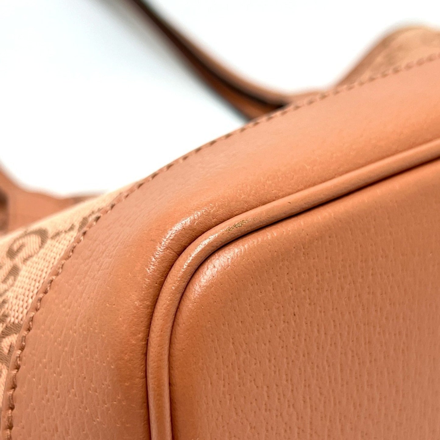 Gucci Pink Gg Canvas Tote Bag ( )