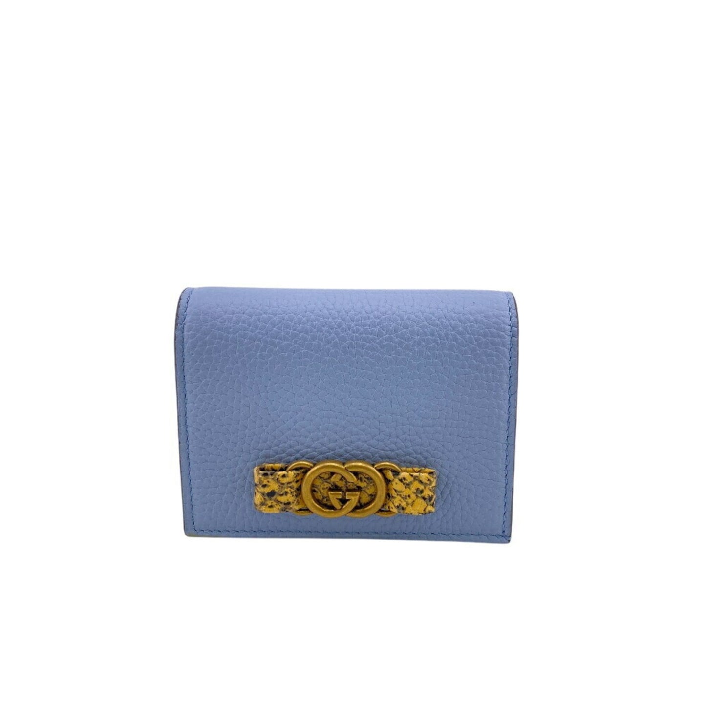 Gucci Blue Leather Wallet (Bi-Fold) ( )