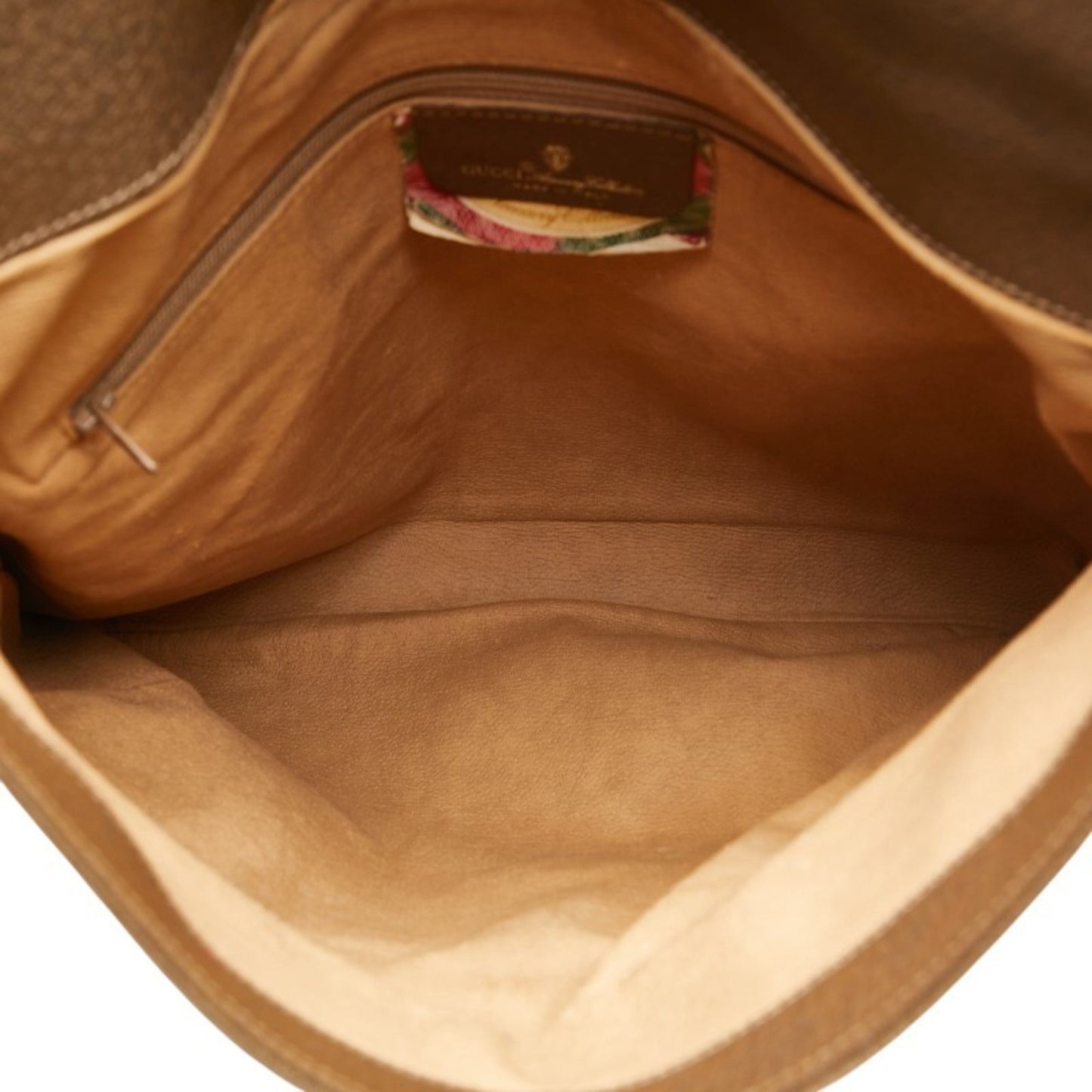 Gucci Beige Brown Pvc Leather Clutch Bag ( )