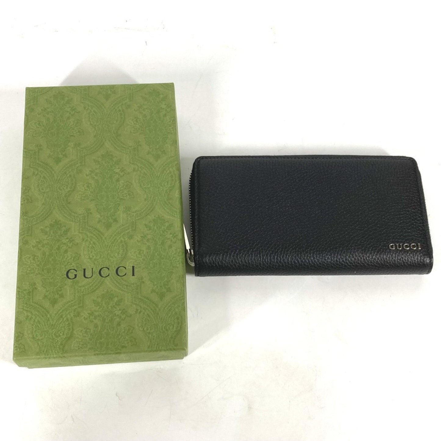 Gucci Black Leather Long Wallet (Bi-Fold) ( )