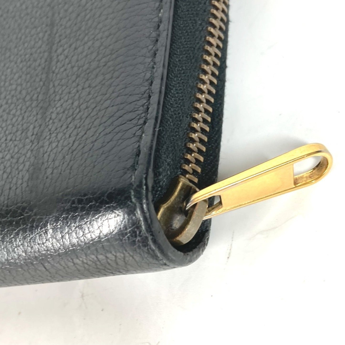 Gucci Black Leather Long Wallet (Bi-Fold) ( )