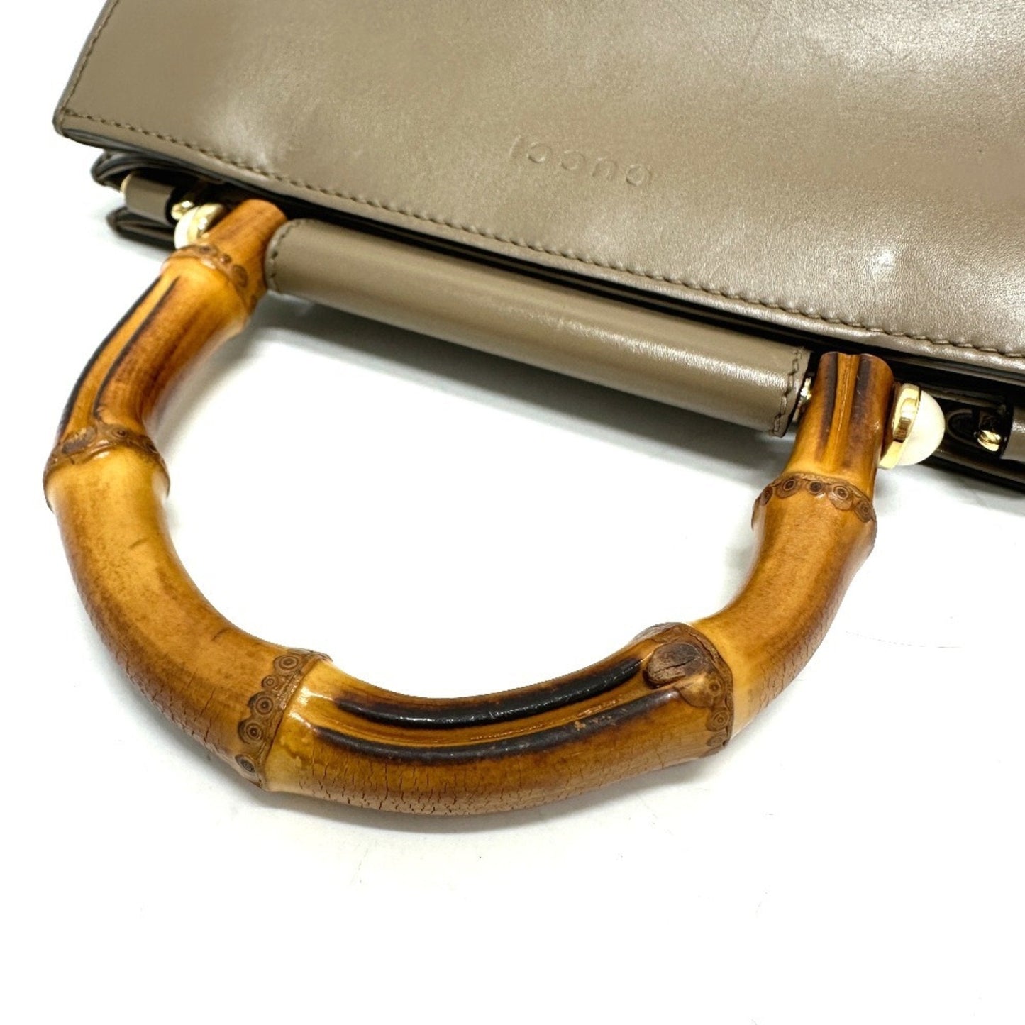 Gucci Brown Leather Handbag ( )