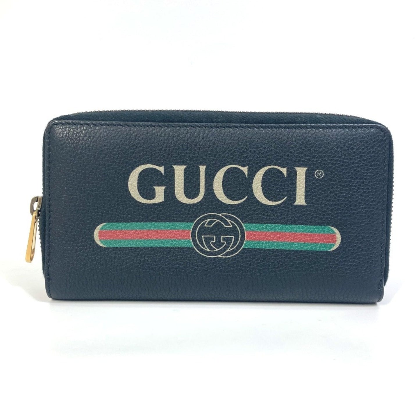 Gucci Black Leather Long Wallet (Bi-Fold) ( )