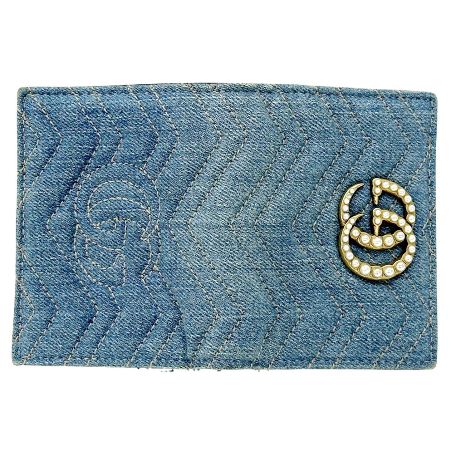 Gucci Blue Denim Wallet (Bi-Fold) ( )