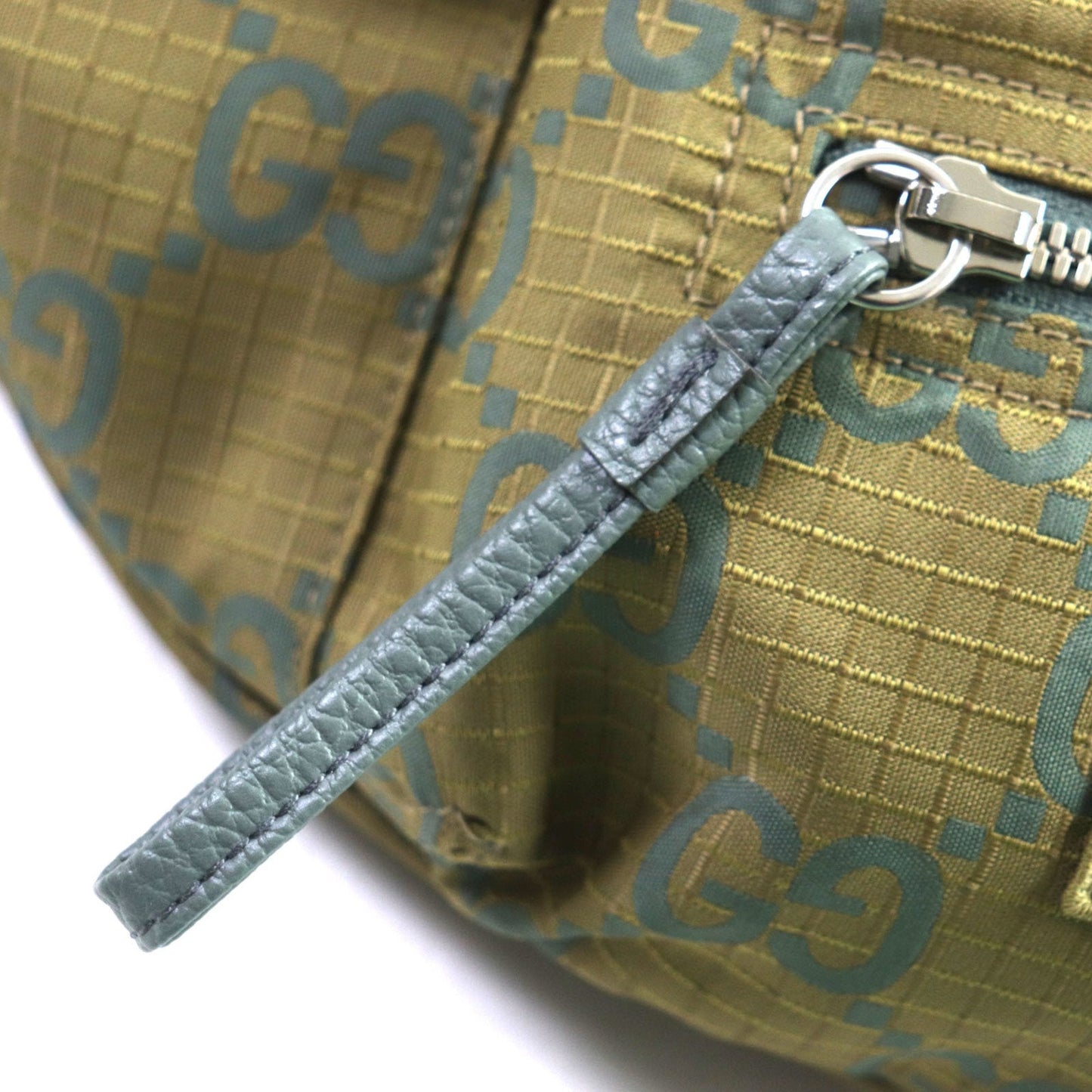 Gucci Khaki Nylon Leather Fanny Pack ( )